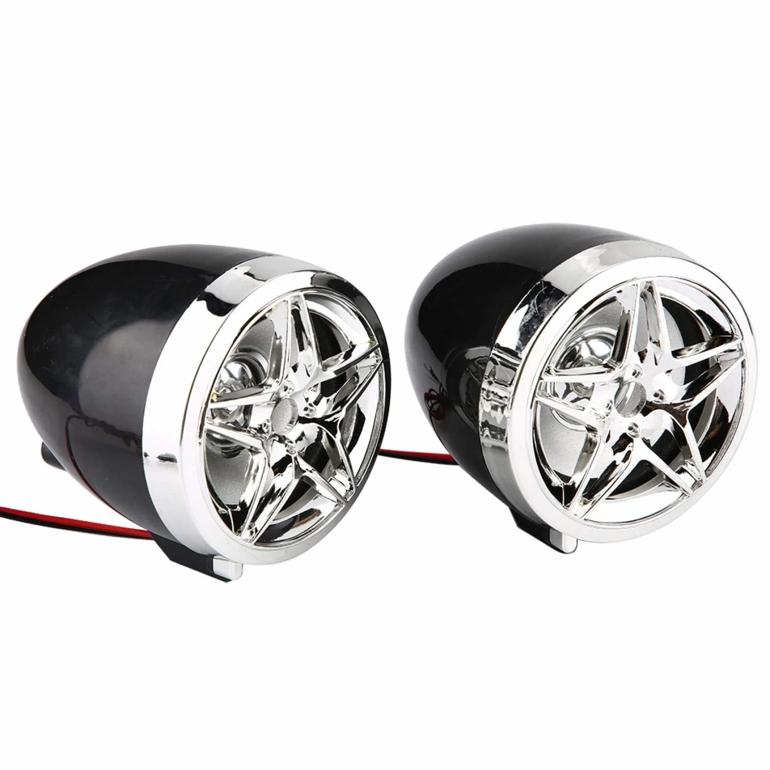 Motocyklowe głośniki motocyklowe Wodoodporny Bluetooth, uchwyt na kierownicę BT Odtwarzacz MP3 Audio Stereo Głośnik Wzmacniacz System USB TF Card Carrier