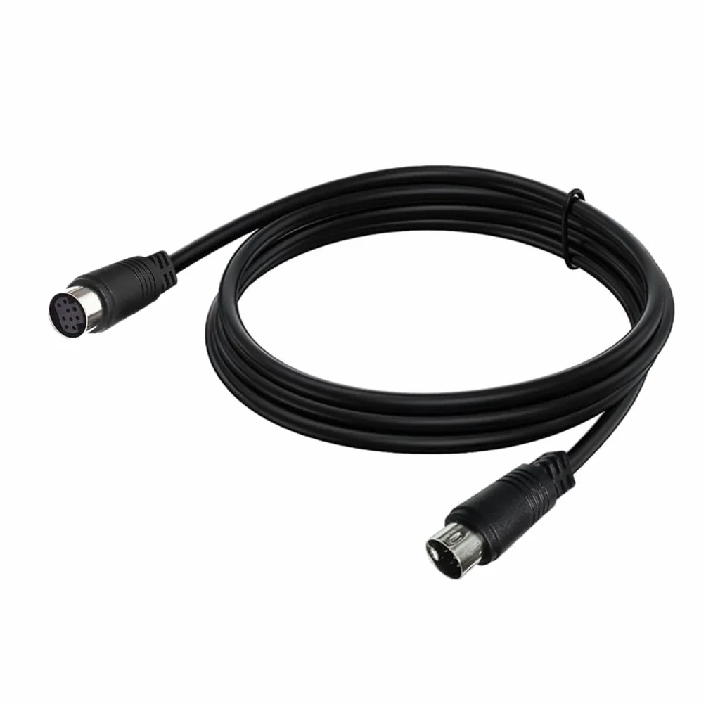 Kabel wideo mini DIN 9-pinowy męski na żeński do kamery telewizyjnej