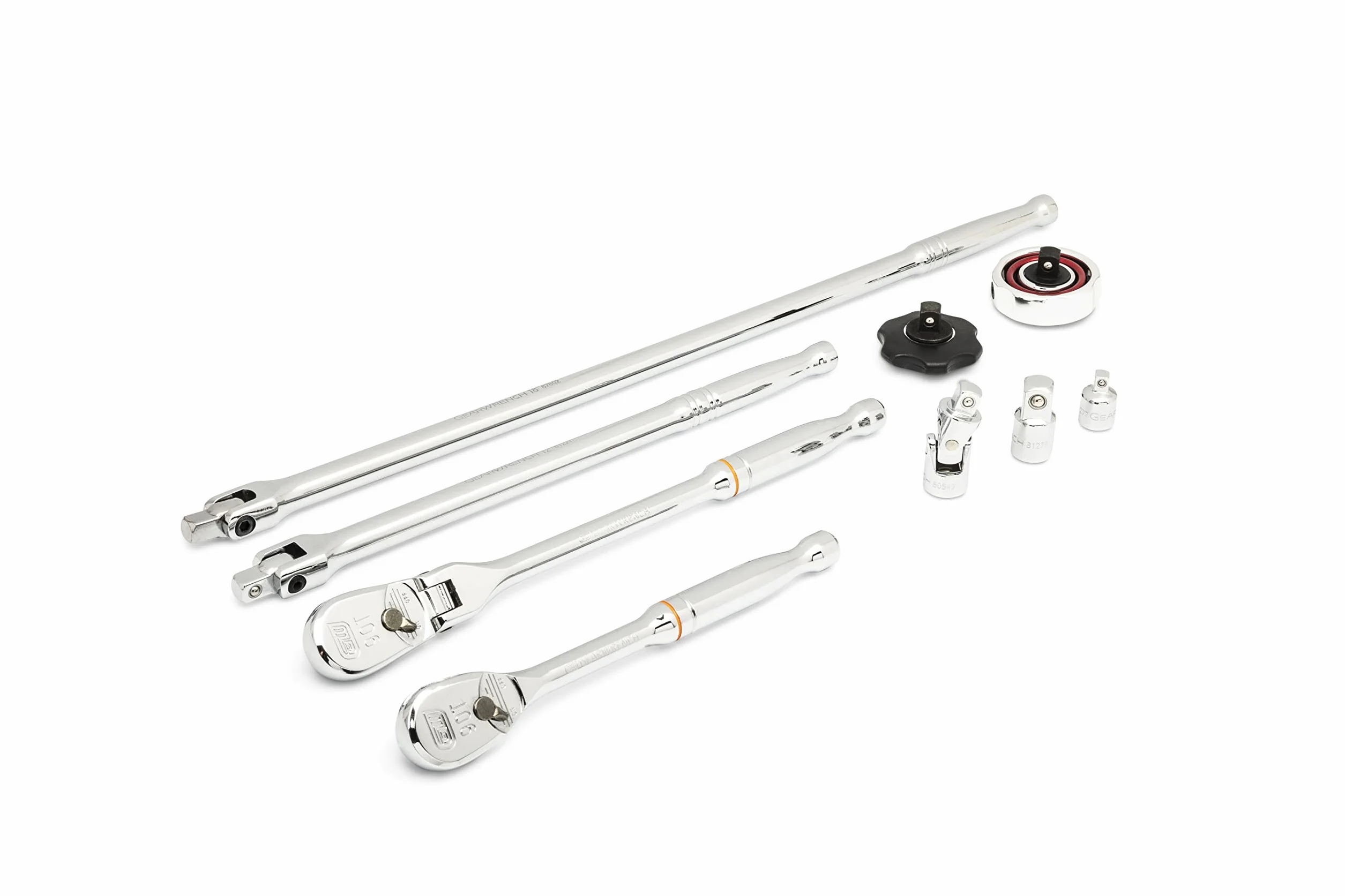 GEARWRENCH 86521 Zestaw narzędzi 3/8" 90T z grzechotką i napędem, z tacą z pianki EVA, 21 części