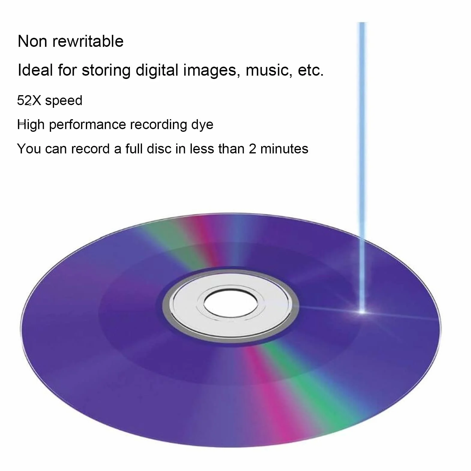 Puste Dyski CD-R 52x 700 MB Zgodne z IOS 10 sztuk
