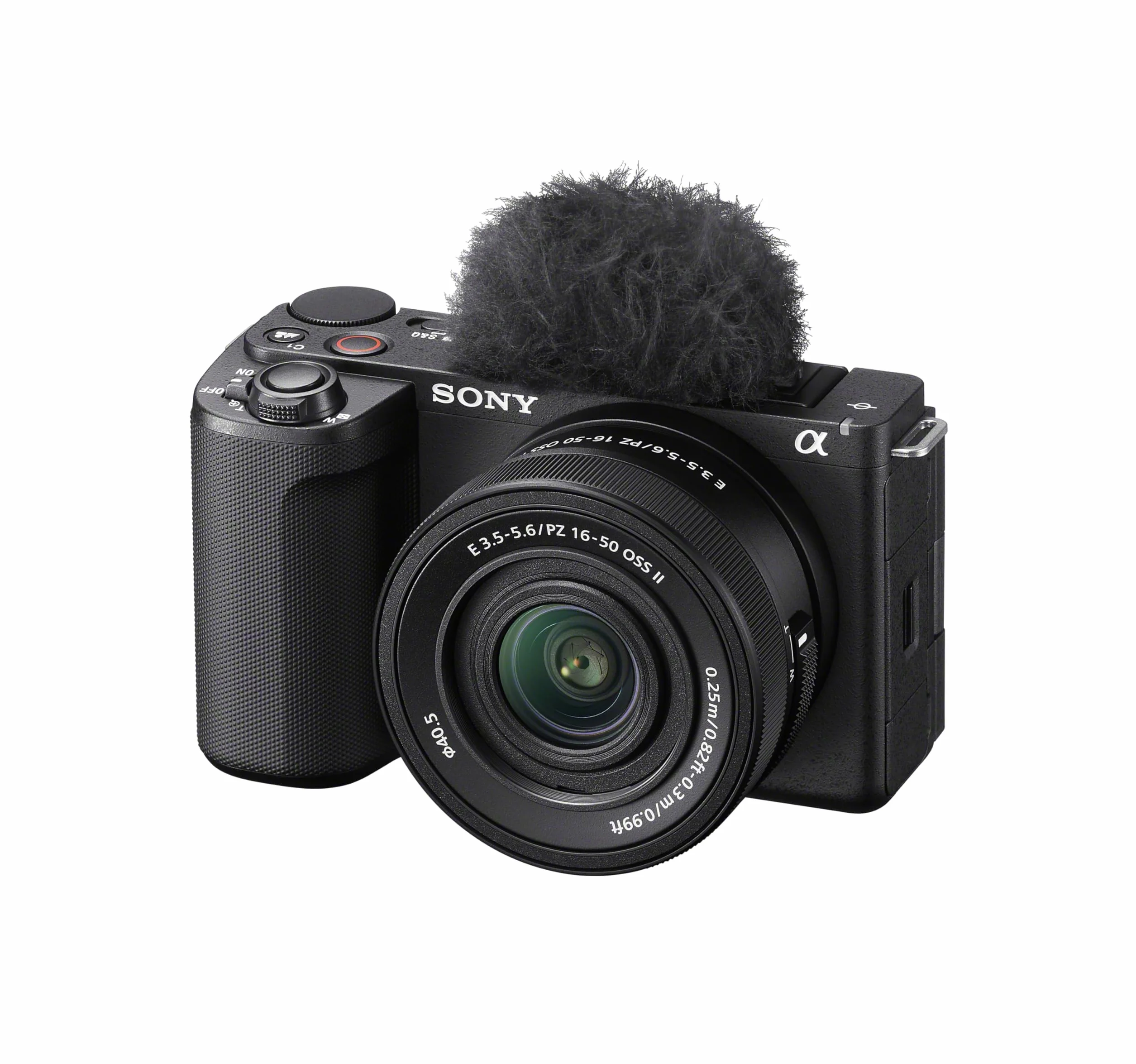 Sony ZV-E10M2KB bezlusterkowy aparat APS-C 26 MP z obiektywem 16–50 mm 4K 60p Eye AF odchylany ekran USB-C streaming