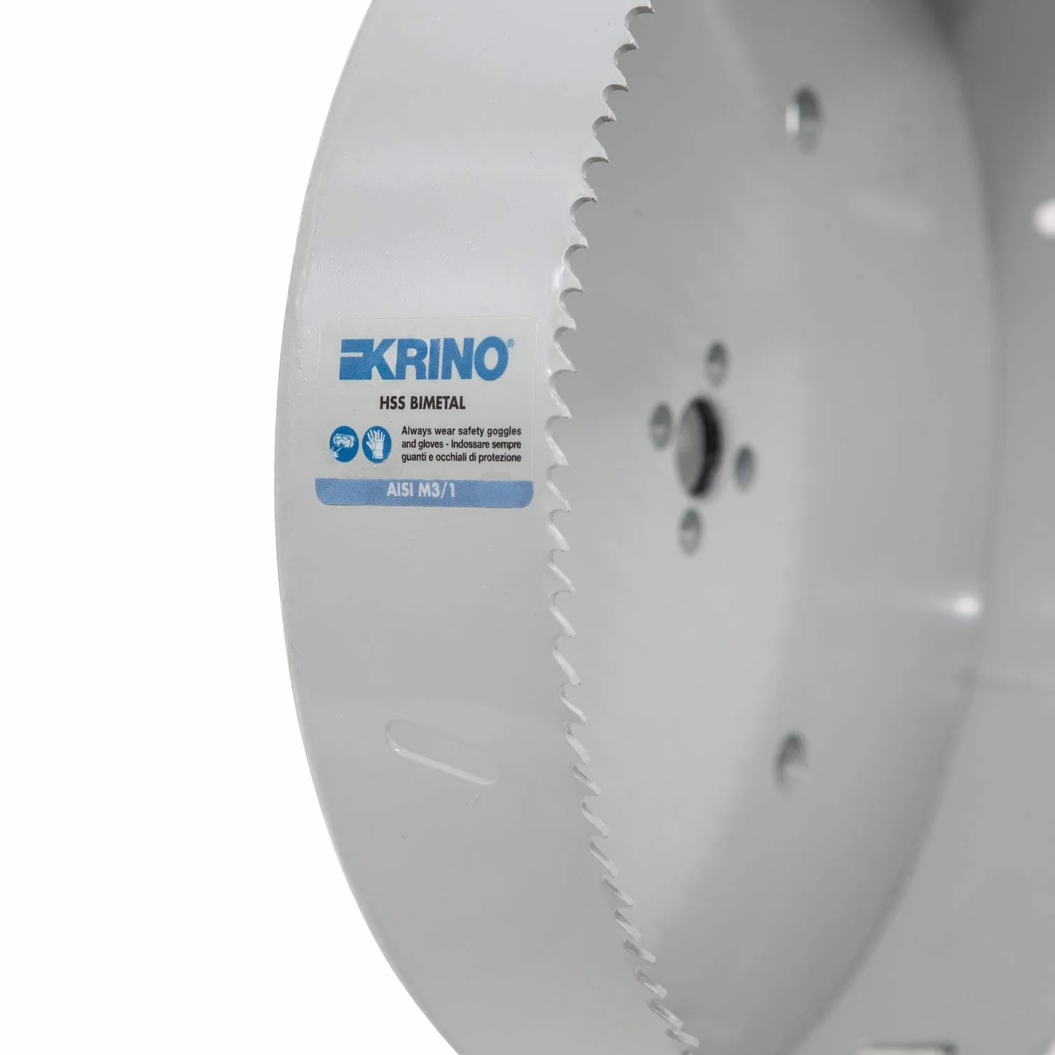 Krino 2106021000 otwornice do metalu HSS A uzębienie zmienne, szare, 210 mm