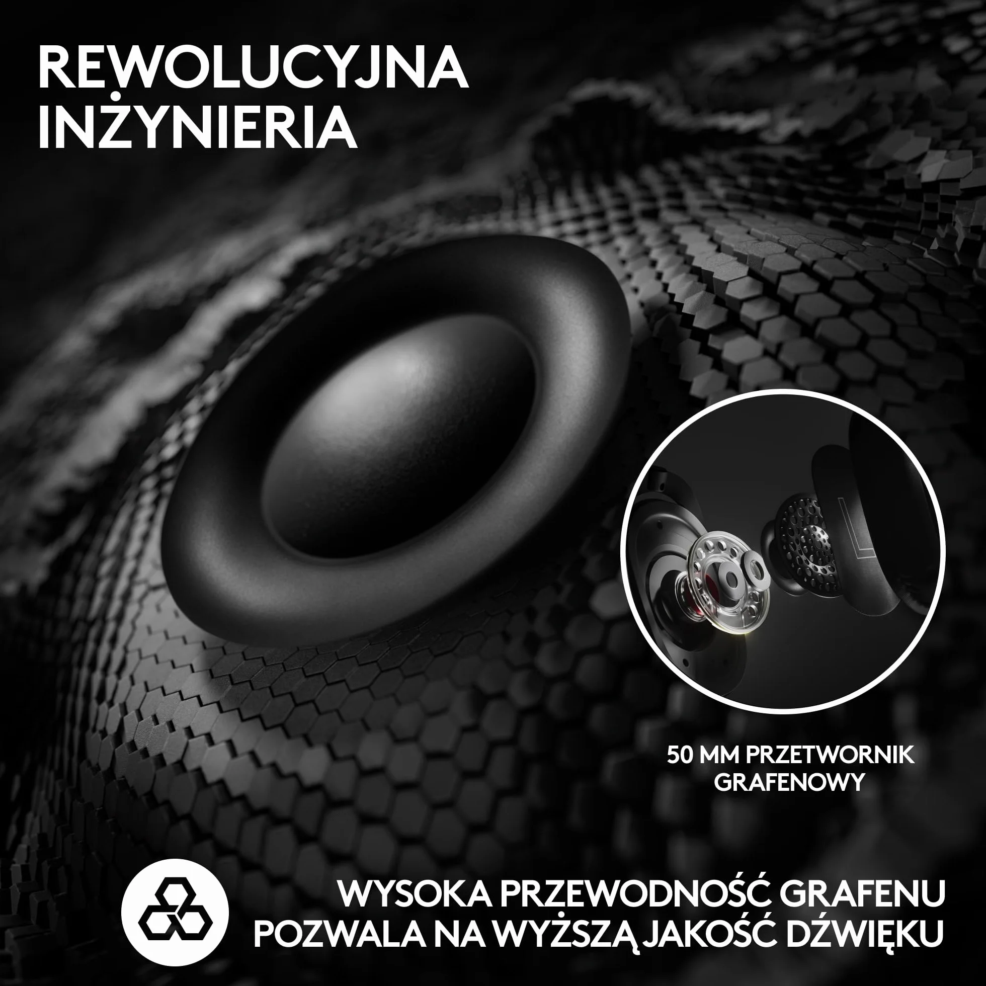 Logitech G PRO X 2 LIGHTSPEED bezprzewodowe słuchawki grafenowe 50 mm DTS:X 2.0–7.1 Surround Bluetooth USB Aux 3,5 mm PC PS5 PS4 Nintendo Switch Magenta