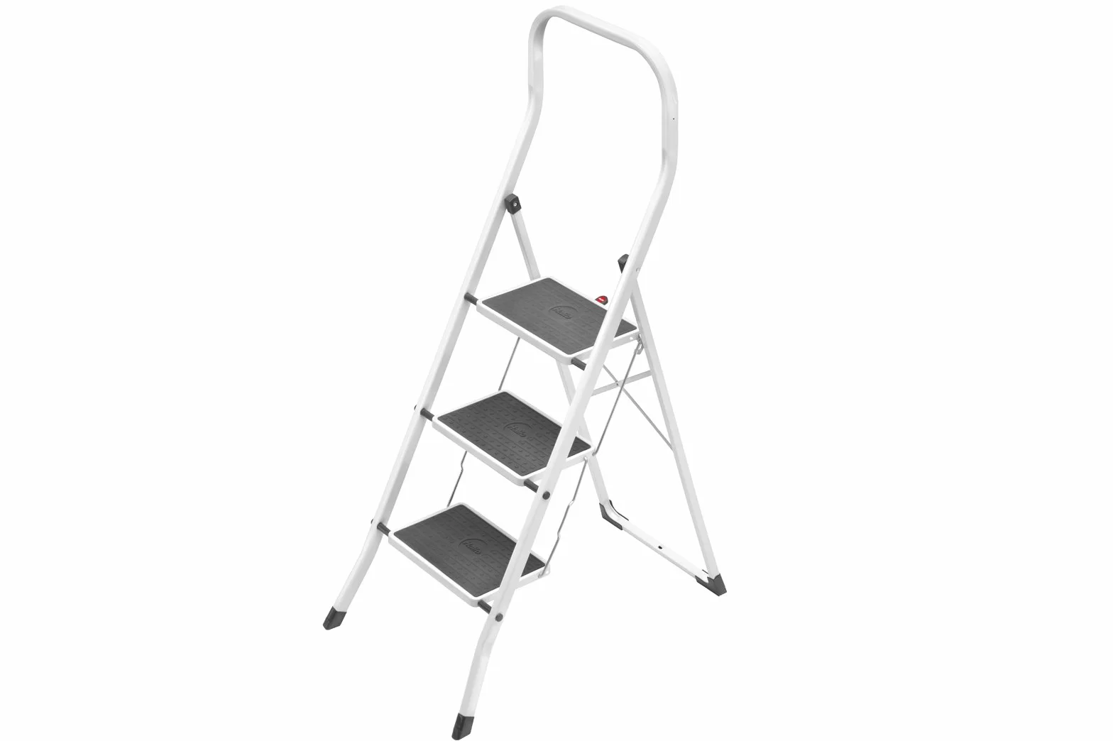 Hailo 4313-001 STOTOL STOTEK z 3 krokami i dodatkowym strzemią bezpieczeństwa 50 cm, biały, rozmiar