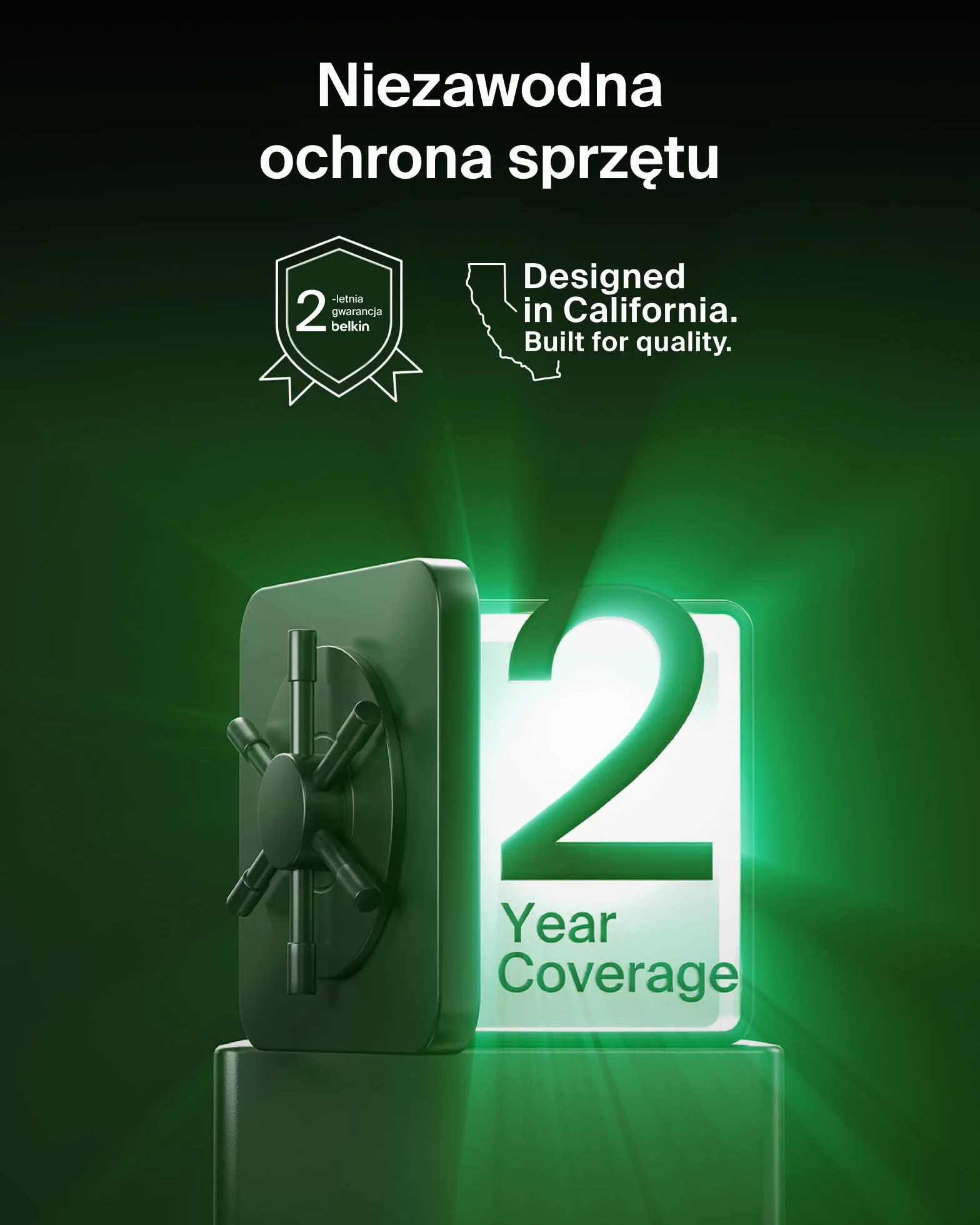 Belkin UltraCharge Pro Qi2 25W Ładowarka Bezprzewodowa 3 w 1 Stacja Ładująca do iPhone 16 Apple Watch AirPods Czarna