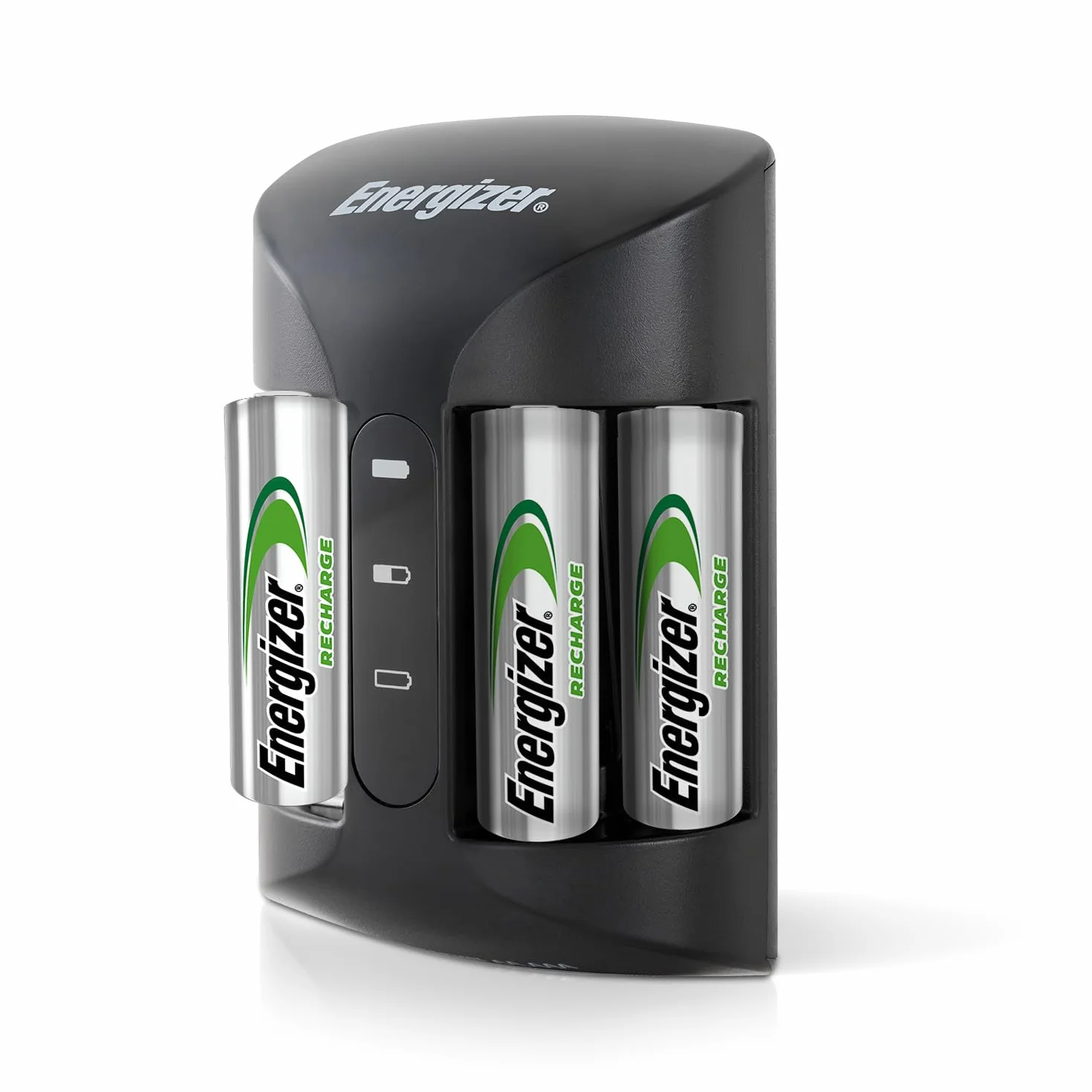 Energizer 639837 Ładowarka do Akumulatorów, Czarny, 4 Sztuki