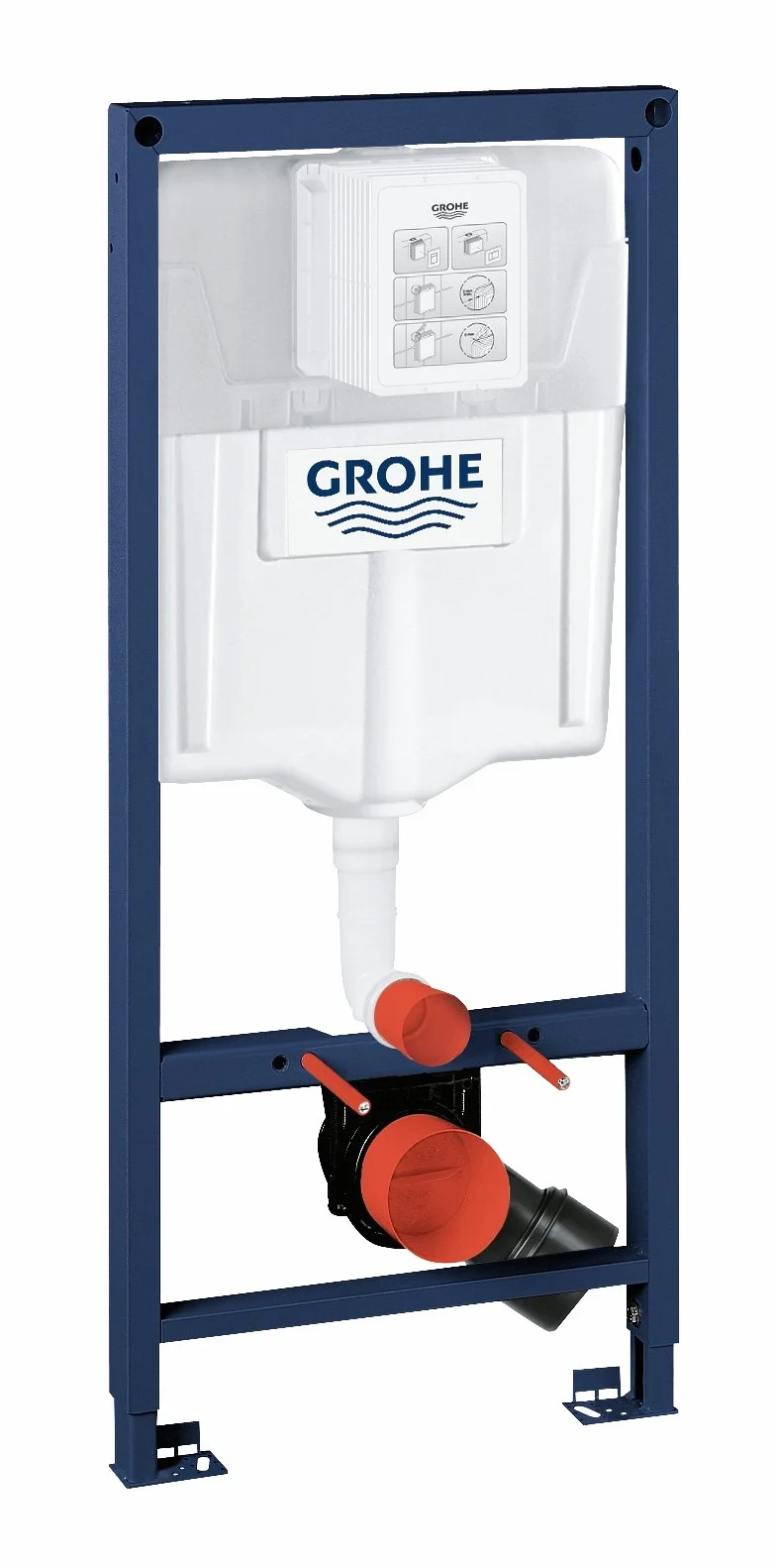 GROHE Rapid SL Stelaż podtynkowy do WC; wysokość instalacji 1,13 m