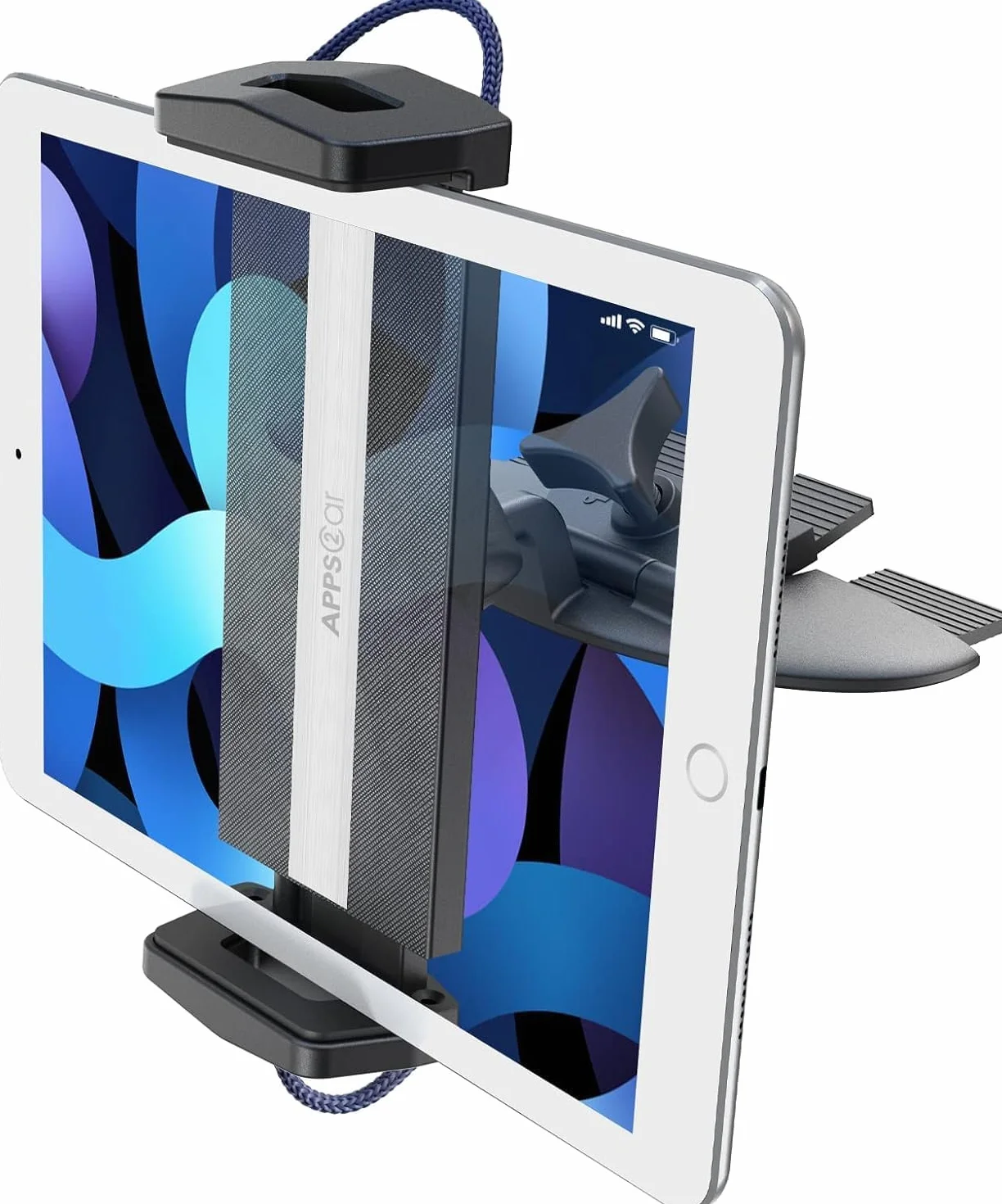 APPS2Car CD uchwyt na tablet 360 stopni obrót dla urządzeń 7-11" Uniwersalny uchwyt na tablet CD do samochodu