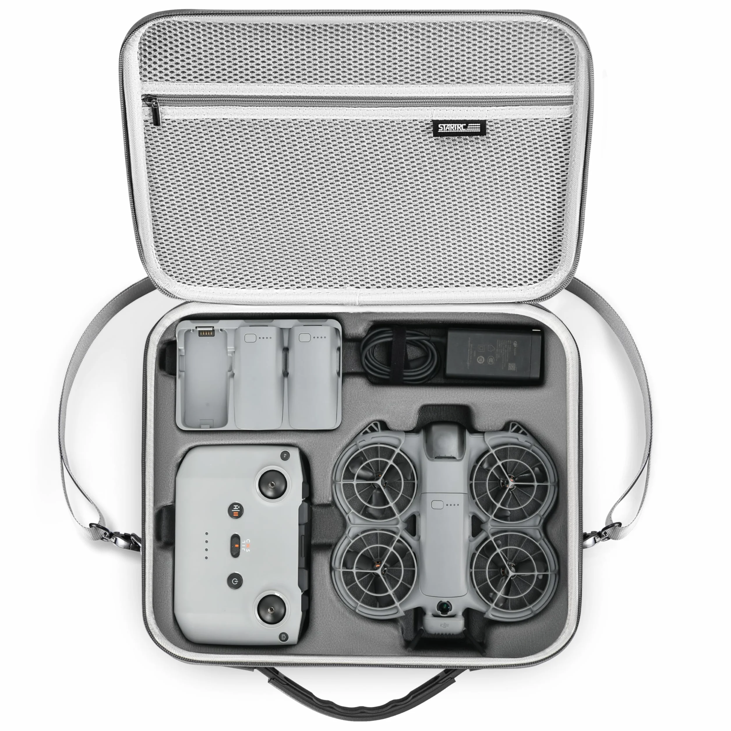 STARTRC Przenośna Torba Ochronna z PU dla DJI Neo 2 Fly More Combo – Etui na Drona