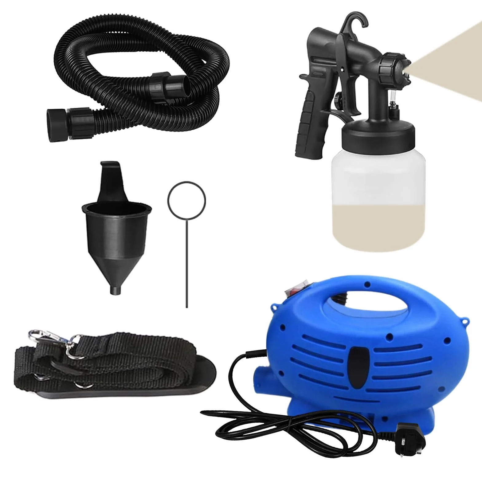 Pistolet Do Malowania Natryskowego Elektryczny Pistolet Natryskowy Do | Narzędzia Do Remontu Domu Do Mebli, Domu, Wnętrz, Zewnętrznych Ścian, Drzwi, Szafek, Ogrodu
