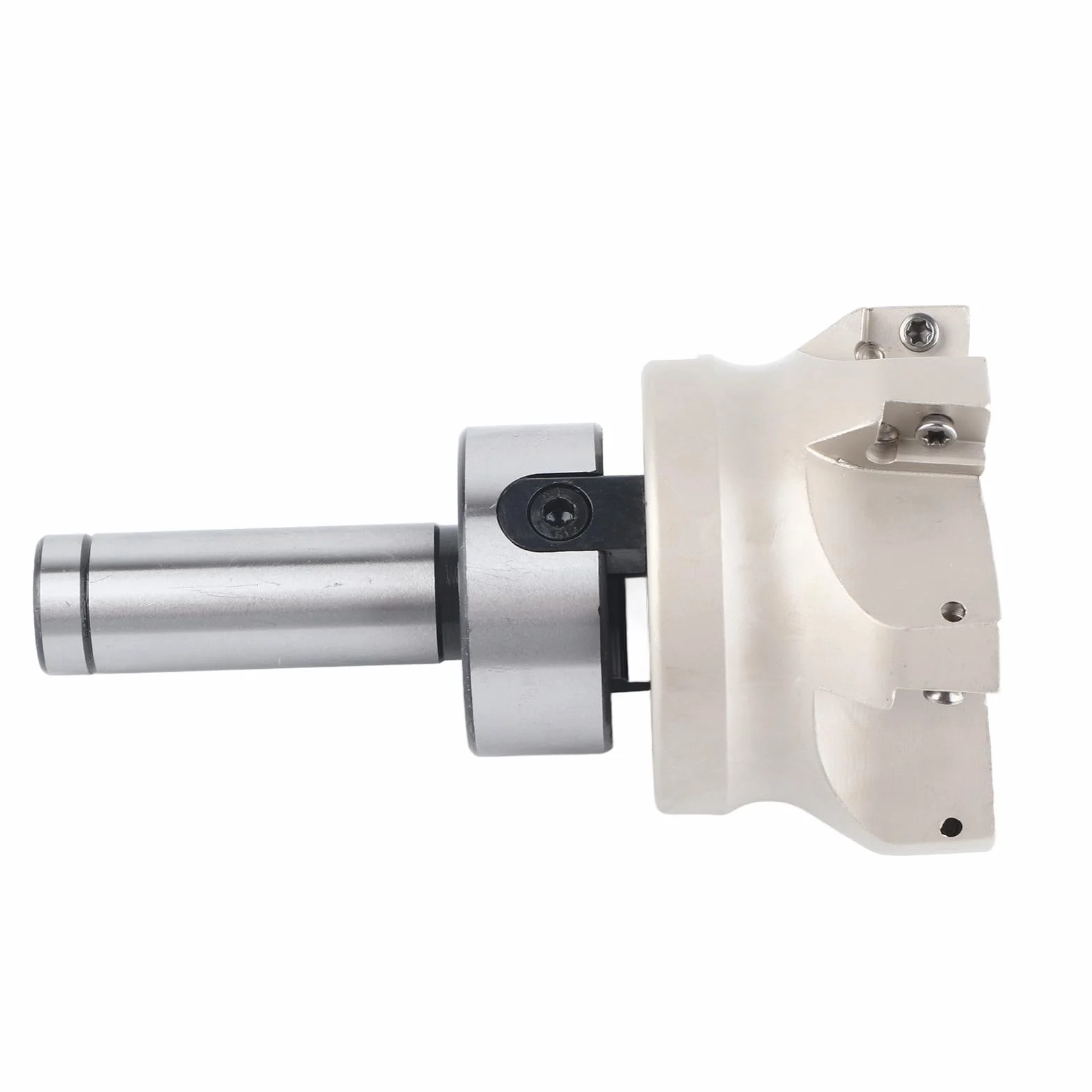 Generic C20 FMB27 Uchwyt Tulei Zaciskowej Frez 6 Rowków APMT1604 Płytki do Precyzyjnej Obróbki CNC (Głowica tnąca C20-FMB27+80+ziarna noża 1604APMT)
