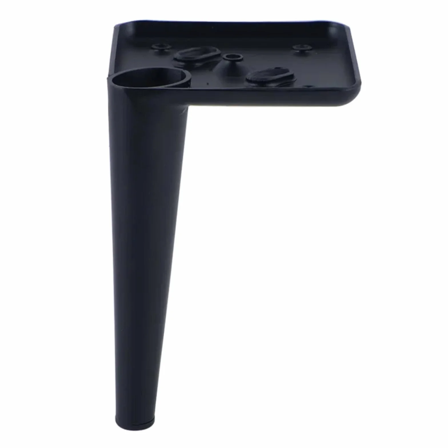 13cm 15cm stylowe czarne stożkowe nóżki do mebli podkładka gumowa nóżki do szafki stopka do krzesła na stół Sofa antypoślizgowy sprzęt pomocniczy(15cm)