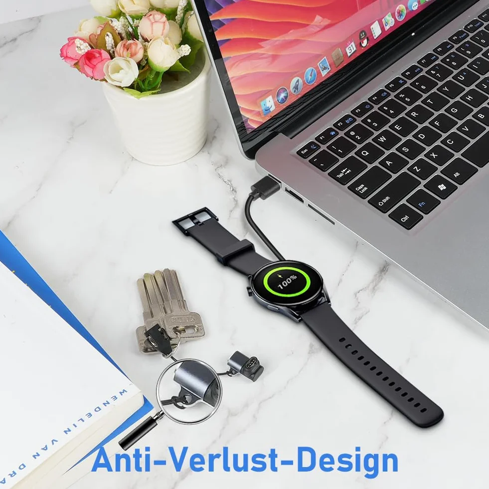 AXFEE Adaptery do ładowarki zegarka, 3 sztuki typu C, kompatybilne z Garmin Fenix S5/6/7, Venu, Epix 2, Forerunner 45/945/245/935