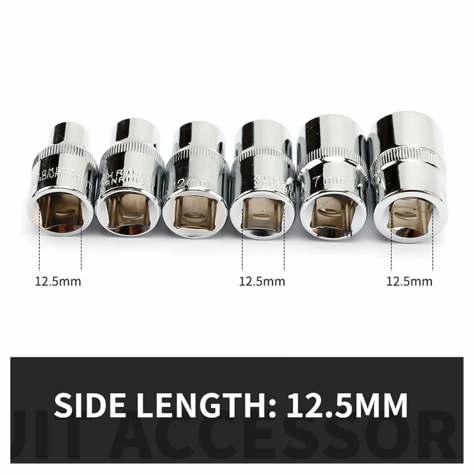 Adapter do zestawu nasadek 1/4 - 11 sztuk głowic narzędziowych z głębokim gniazdem, klucz dynamometryczny 4-14 mm z grzechotką uchwyt wiertarski