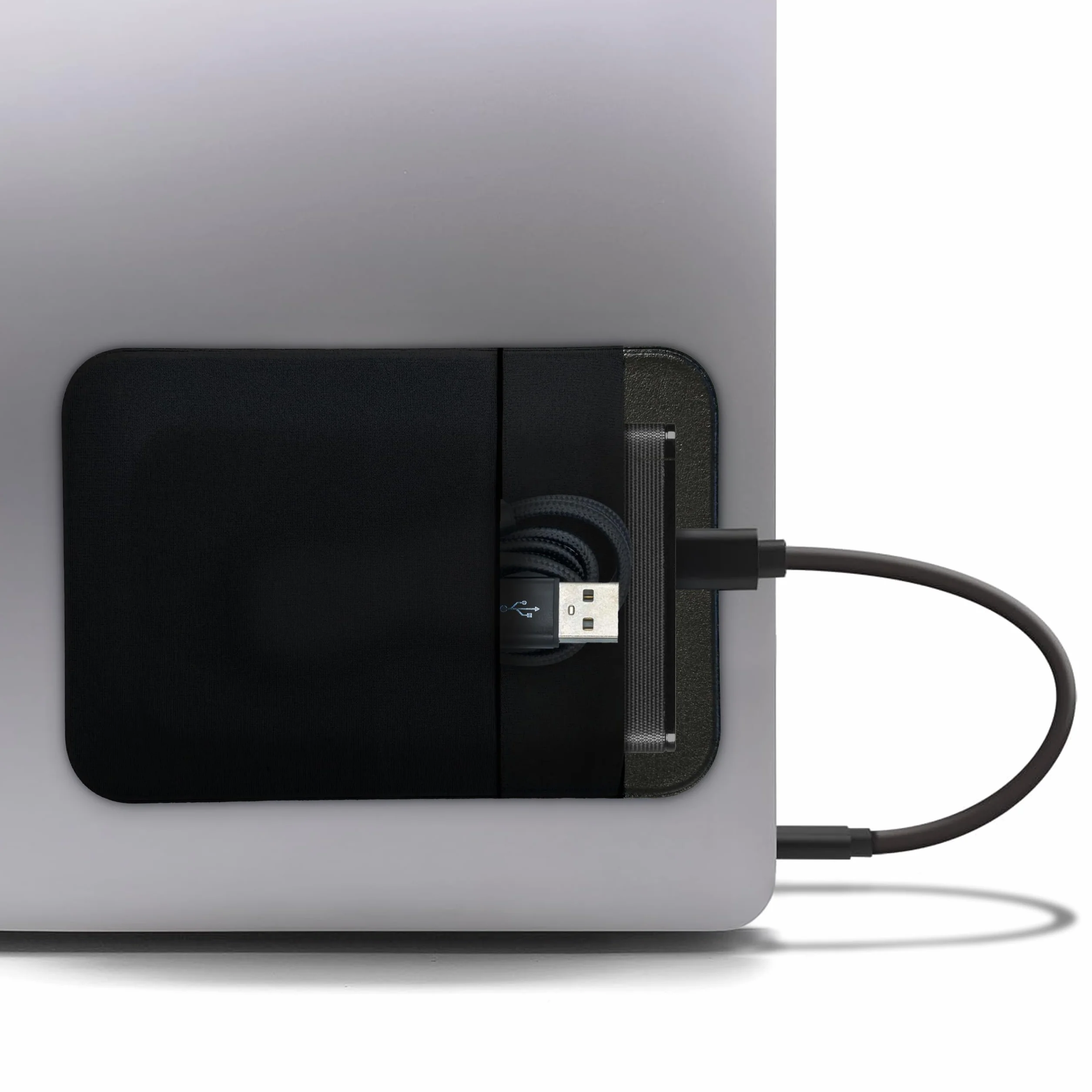 MyGadget Etui na zewnętrzny dysk twardy samoprzylepny czarny