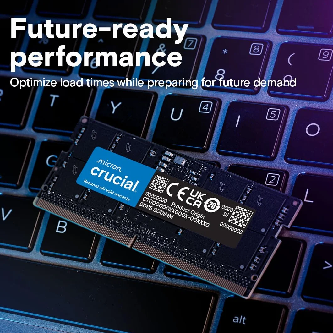 Crucial DDR5 32 GB Kit 2x16 GB SO DIMM 262 PIN