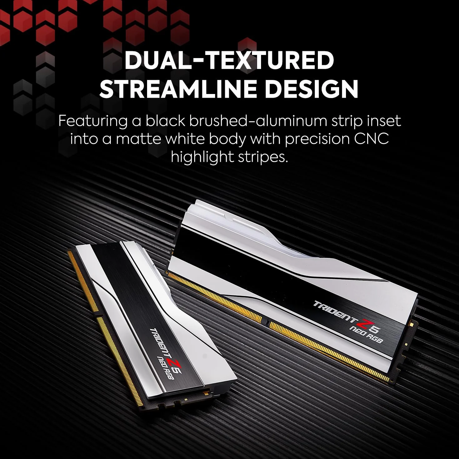 G.SKILL Trident Z5 Neo RGB DDR5 RAM 64 GB (2 x 32 GB) 6000 MT/s CL30 biały matowy