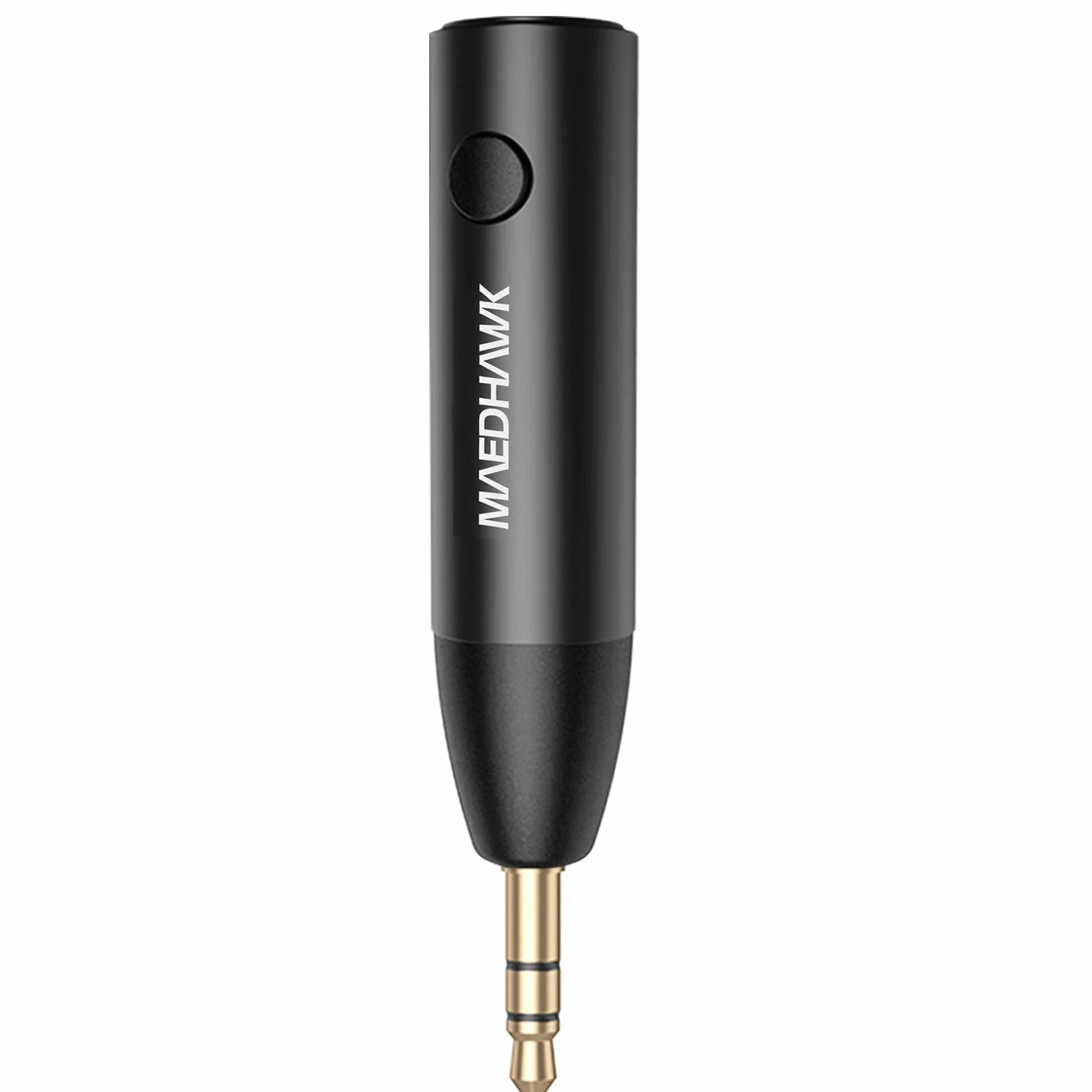 Adapter Bluetooth Aux 3.5 mm do Samochodu - Maedhawk Stylowy Odbiornik Bluetooth 5.0 z Redukcją Szumów do Ciężarówek Domowe Słuchawki Stereo Głośniki Strumieniowanie Muzyki