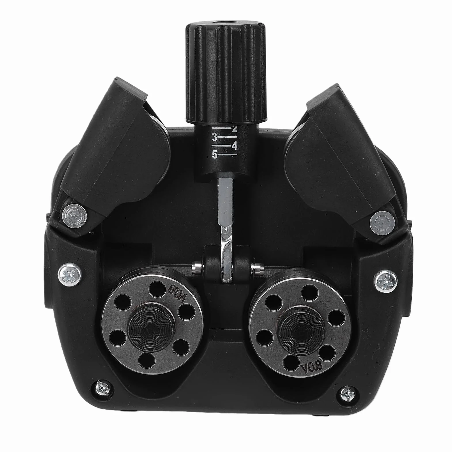 Eujgoov MIG Spawacz 40W Silnik Podawania Drutu 1.5A 2-18m/min 4 Rolki Podajnika Drutu do 0.8-1.0mm, z Systemem Podawania Metalu 5KG do Półautomatycznych Maszyn Spawalniczych