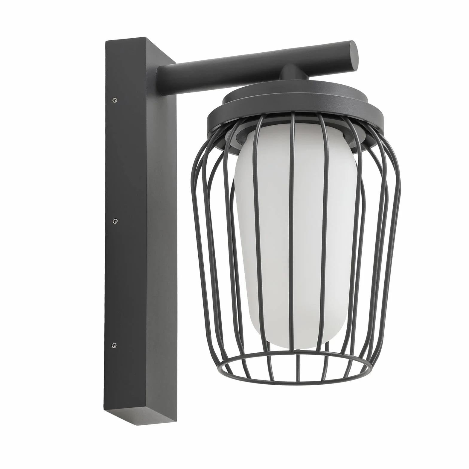 Lucande 'Chandan', styl nowoczesny, kolor czarny, aluminium, IP54, żarówka E27