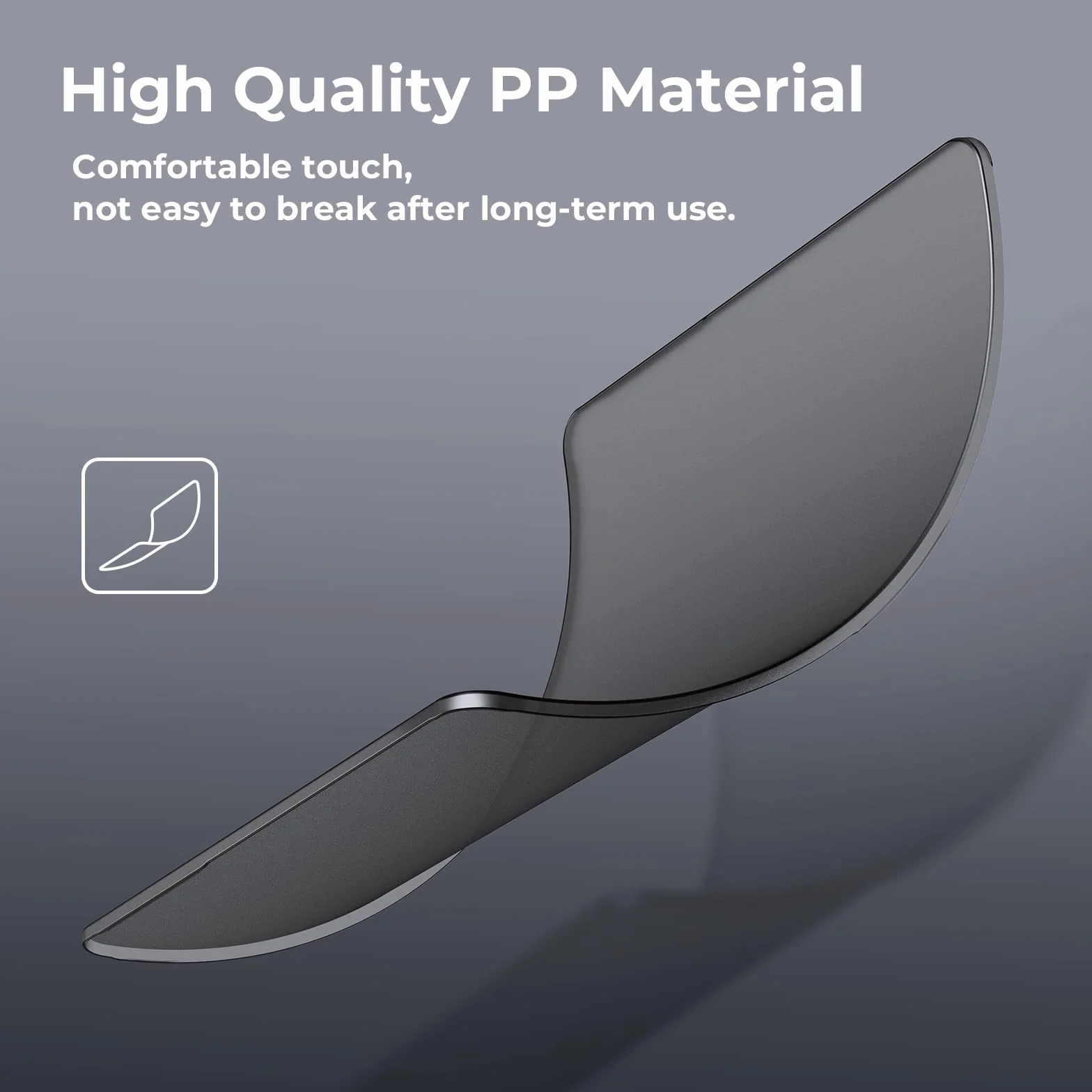 BlueSwan Etui PP kompatybilne z Macbook Pro 14 cali M5 M4 M3 M2 M1 ultracienkie odporne na pęknięcia odciski palców