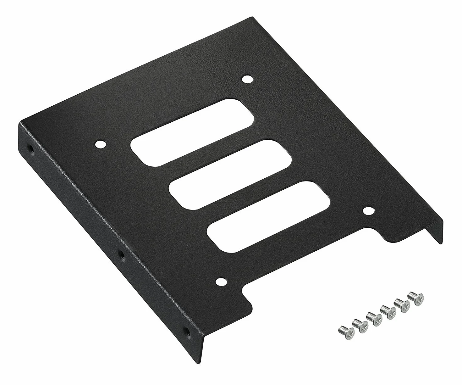 TRIXES Czarny metalowy wewnętrzny zestaw montażowy do 2,5-calowych dysków SSD i 3,5-calowych dysków twardych