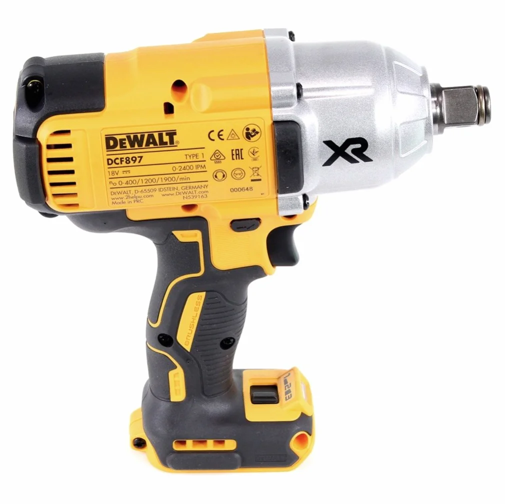 DEWALT Precyzyjny Llave udarowy bez escobillas xr 18v 3/4" alto par 950nm z anillo retención bez ładowarka/akumulator i z walizka tstak ii dla profesjonalistów i majsterkowiczów 18v