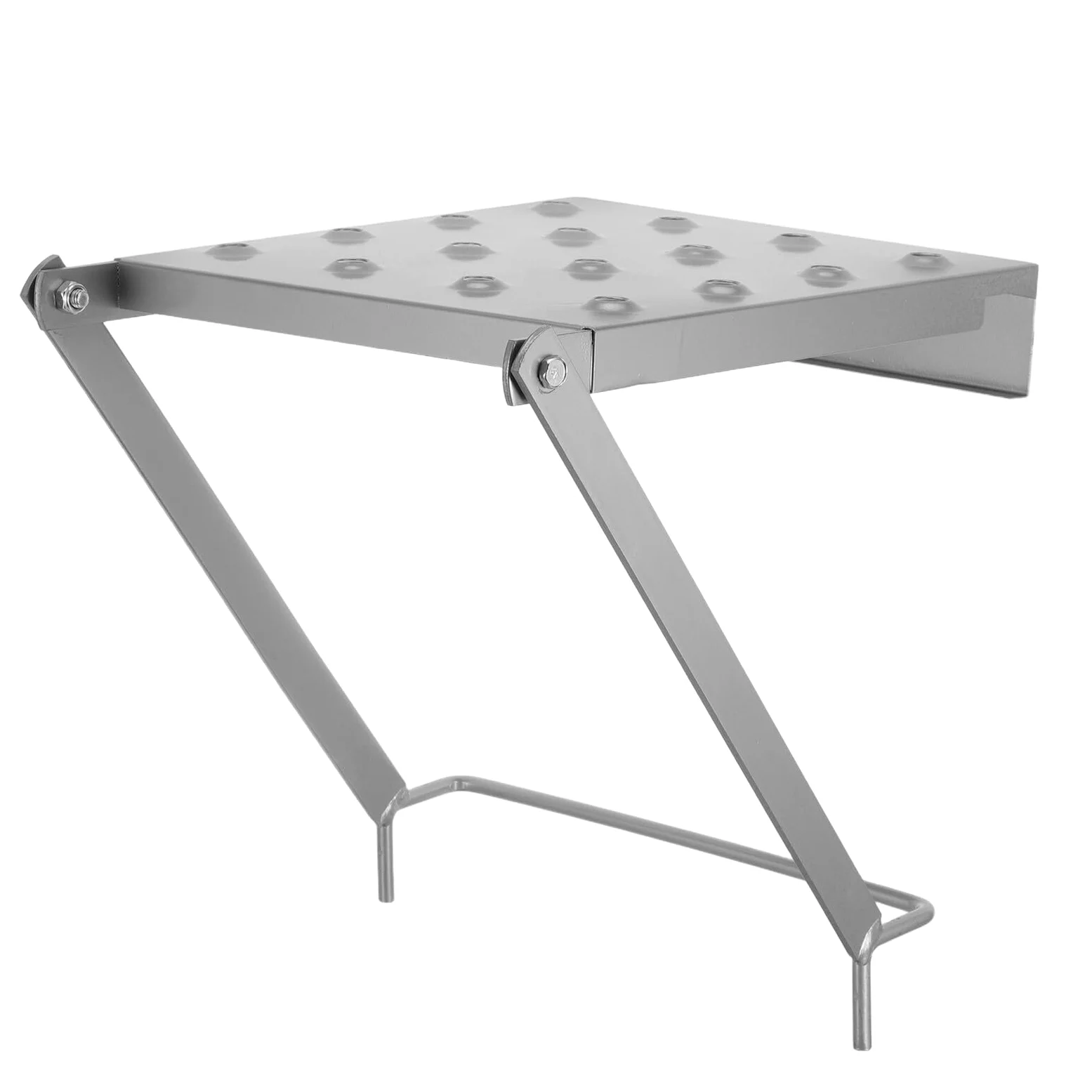 Plataforma Escalera Plegable Hierro Resistente para Herramientas Estante Pequeño Multifuncional AAdjustable para Mantenimiento y Limpieza en Hogar y Taller