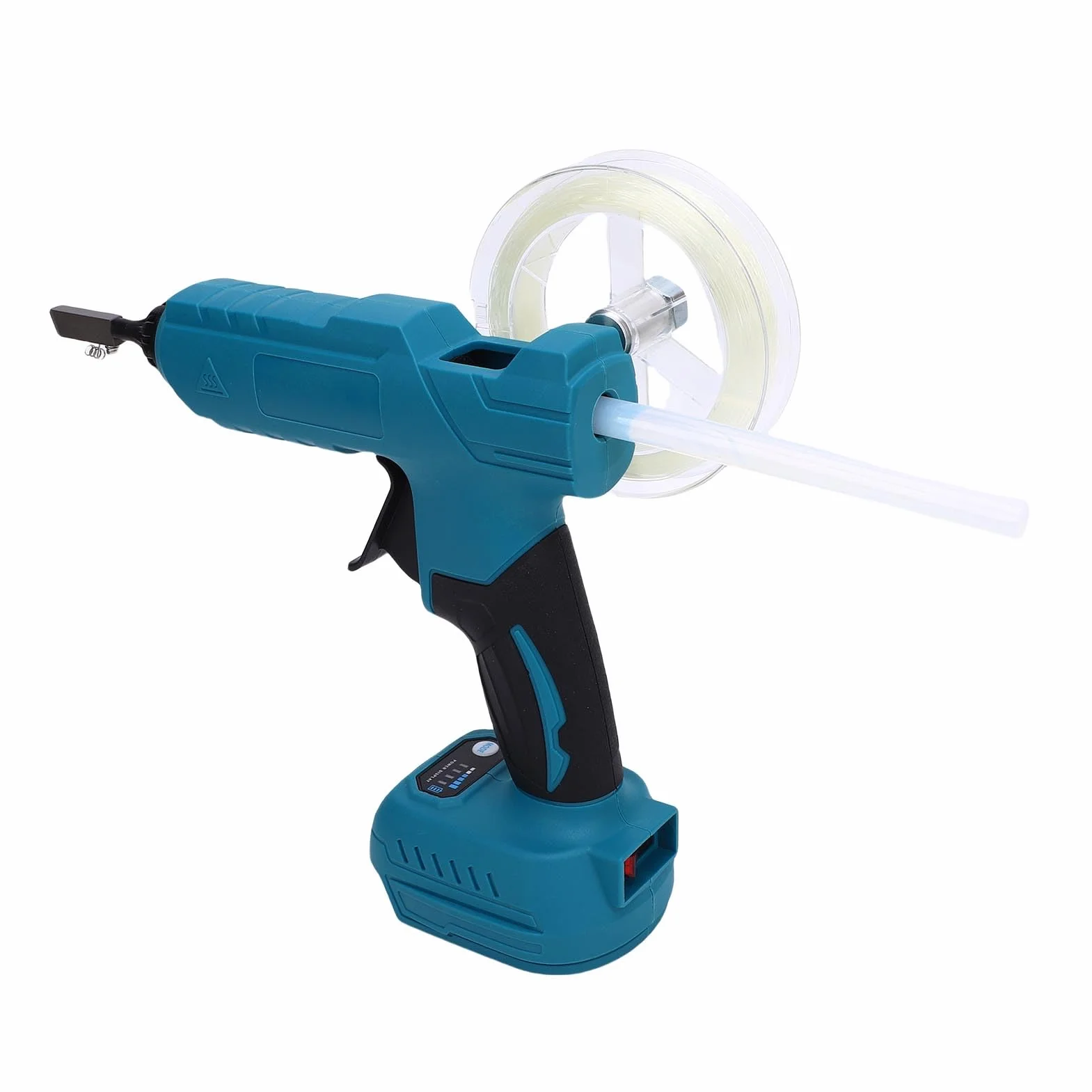 niewidoczny pistolet do klejenia światłowodów odpowiedni do BL1830B BL1840B BL1850B kabel światłowodowy akumulatora pistolet do klejenia na gorąco do FTTR