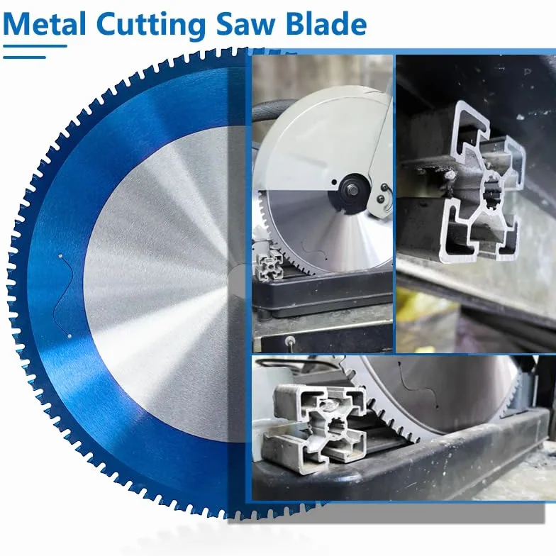 Średnica WZFC Tarcza do piły tarczowej Metalowa tarcza tnąca z węglików spiekanych brzeszczot do cięcia stali żelaznej Narzędzia do obróbki metali, powlekane na niebiesko