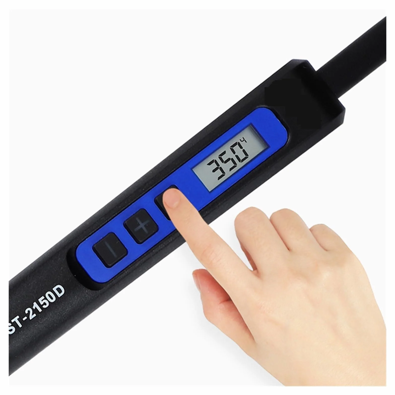 Stacja Spawalnicza, Cyfrowa lutownica elektryczna, wyświetlacz LCD z regulacją temperatury, zestaw narzędzi do naprawy spawania lutowniczego(ST 2080D 80W LED)