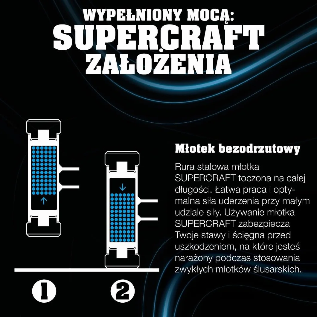 Halder 3366.04 Młotek, Szary/Brązowy, Ø 40 mm