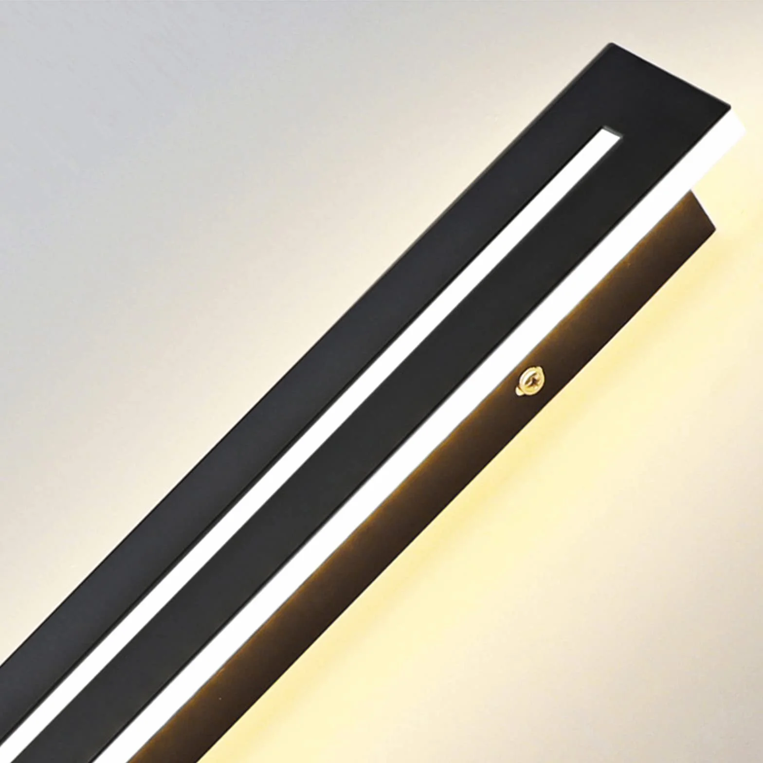 Lampa ścienna LED do wnętrz, długa taśma, aluminium, ciepła biel, neutralna biel, zimna biel, do salonu, hotelu