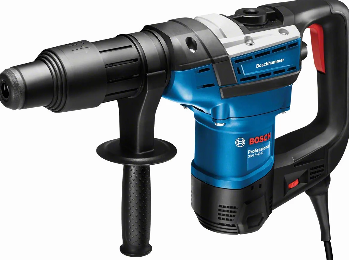 Bosch Professional: młot udarowo-obrotowy GBH 5-40 D (1 100 W, uchwyt SDS max, nominalna prędkość obrotowa 170 – 340 min-1, walizka)