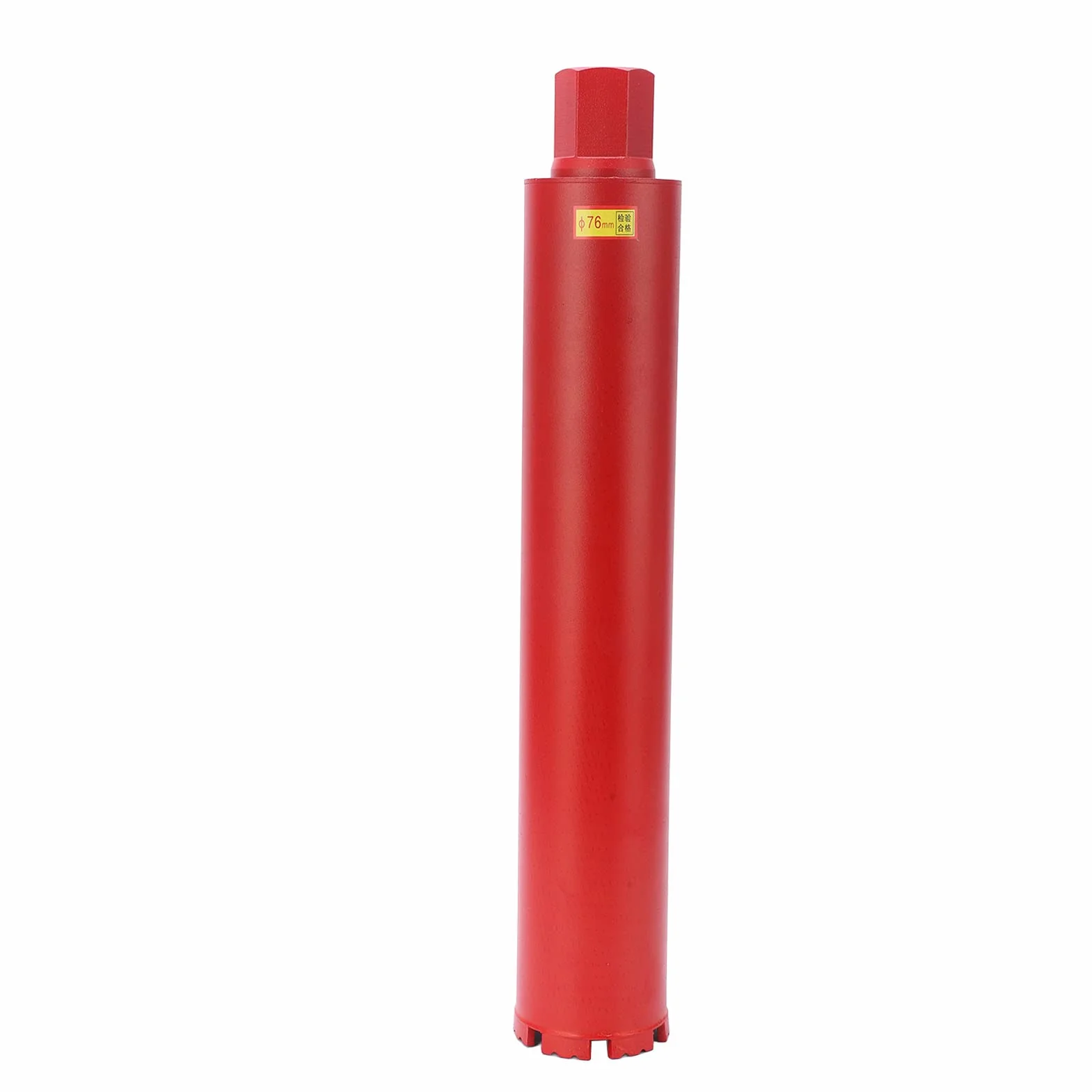 Wiertło diamentowe na mokro, 1-1/4 cala, uniwersalny gwint, wiertło do wody do betonu, do cegły marmurowej, długość 17,7 cala (76mm)