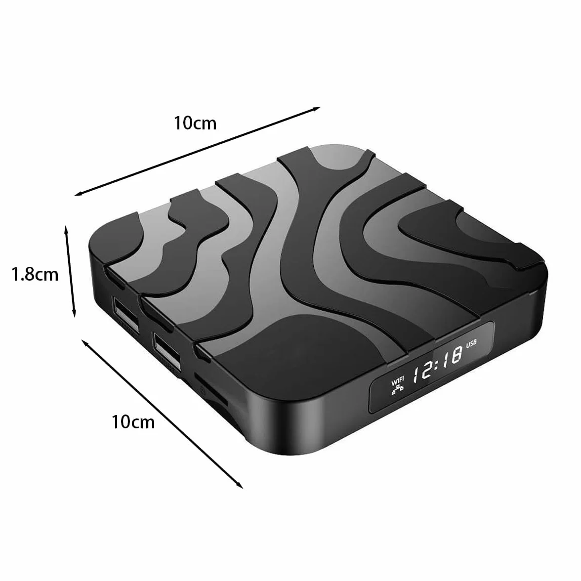 Namvo Android TV Box 12.0, 4GB RAM 32GB ROM Allwinner H618 Quad Core 5G WiFi HDR10 6K Smart TV Box