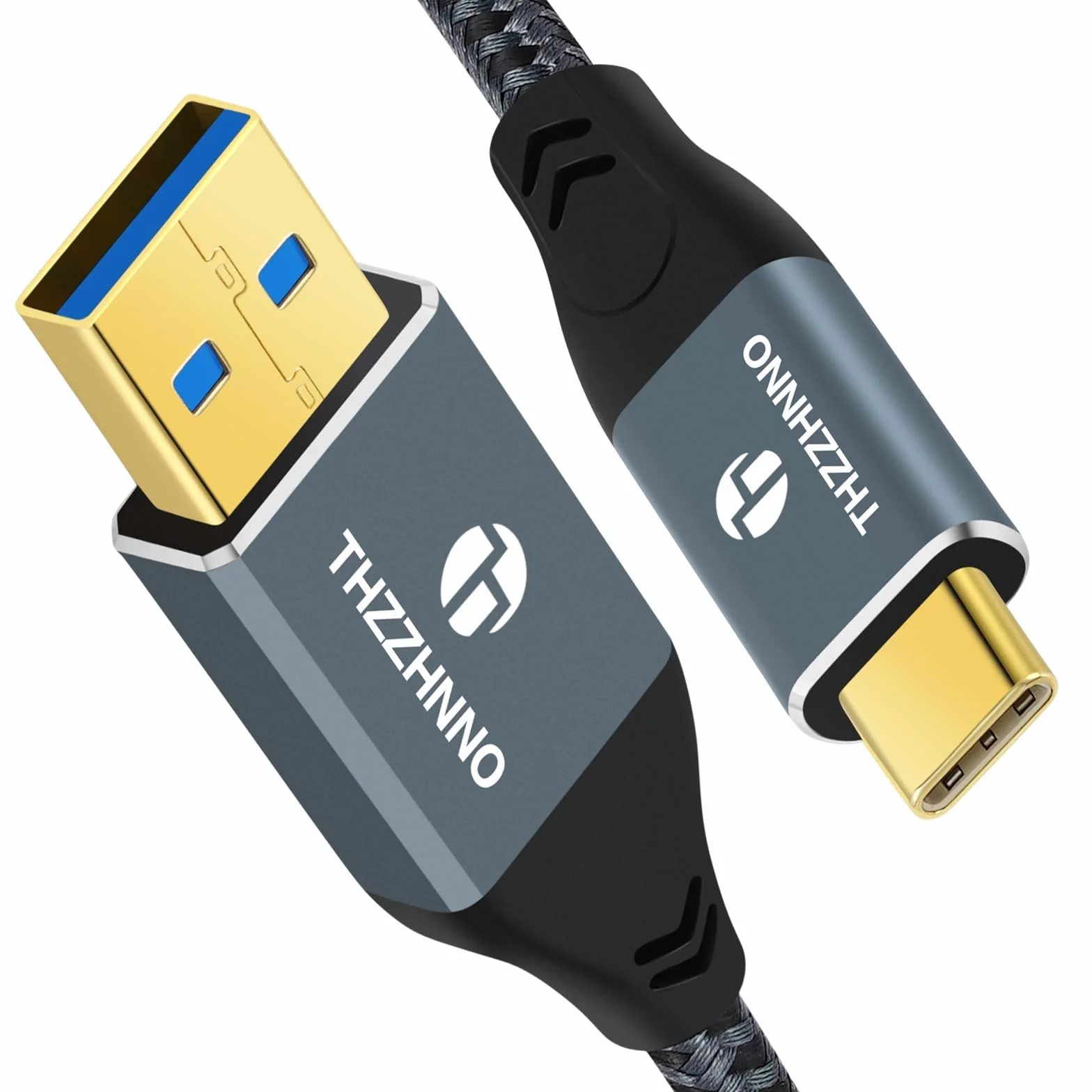 Kabel USB A na USB C 0.5m USB 3.2 Gen2 10 Gbps Nylonowy Oplot do Samsung Galaxy MacBook Pro iPad Pro