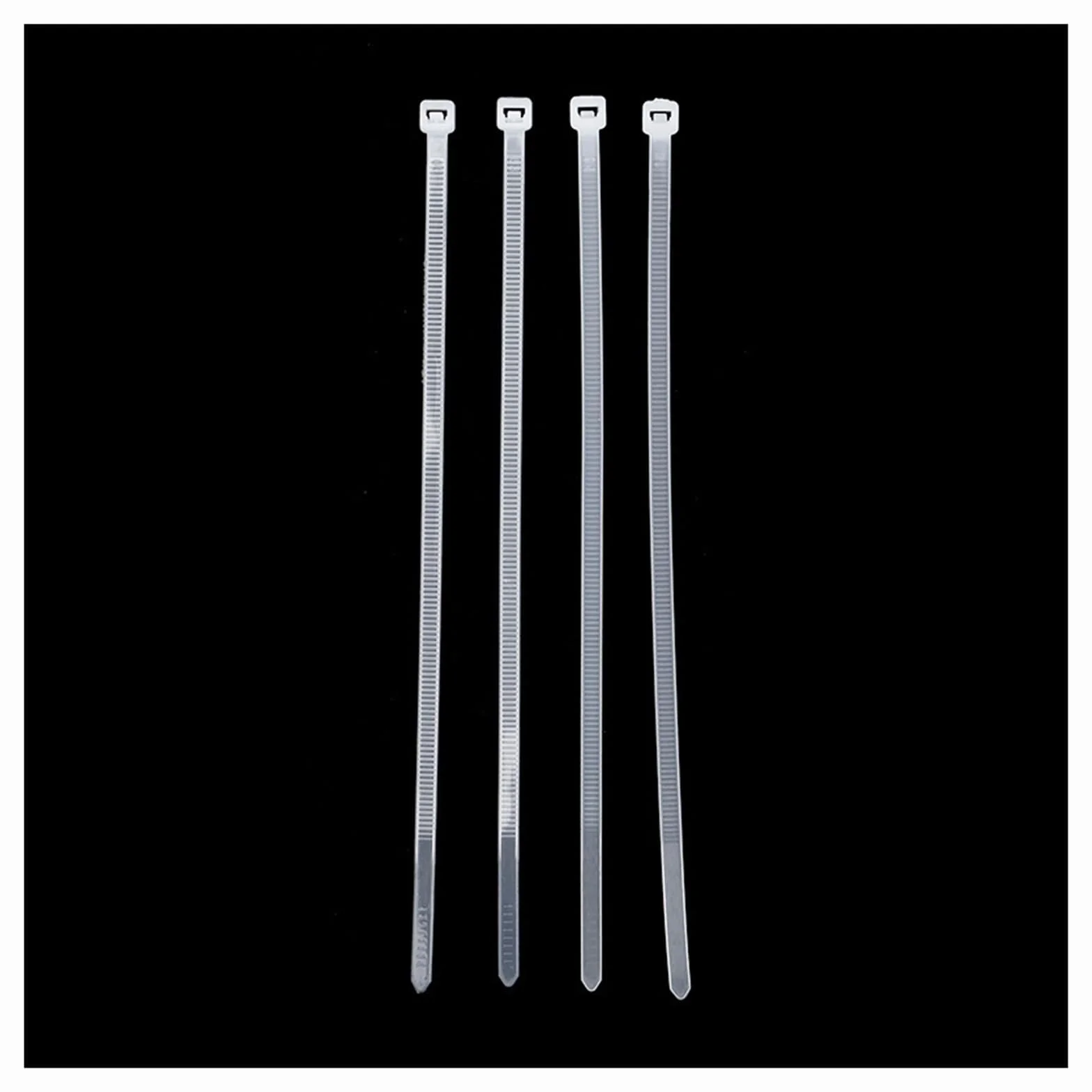 Samozaciskająca plastikowa opaska nylonowa 100 szt. Pierścień mocujący kabel, pasek na suwak(4x200mm)