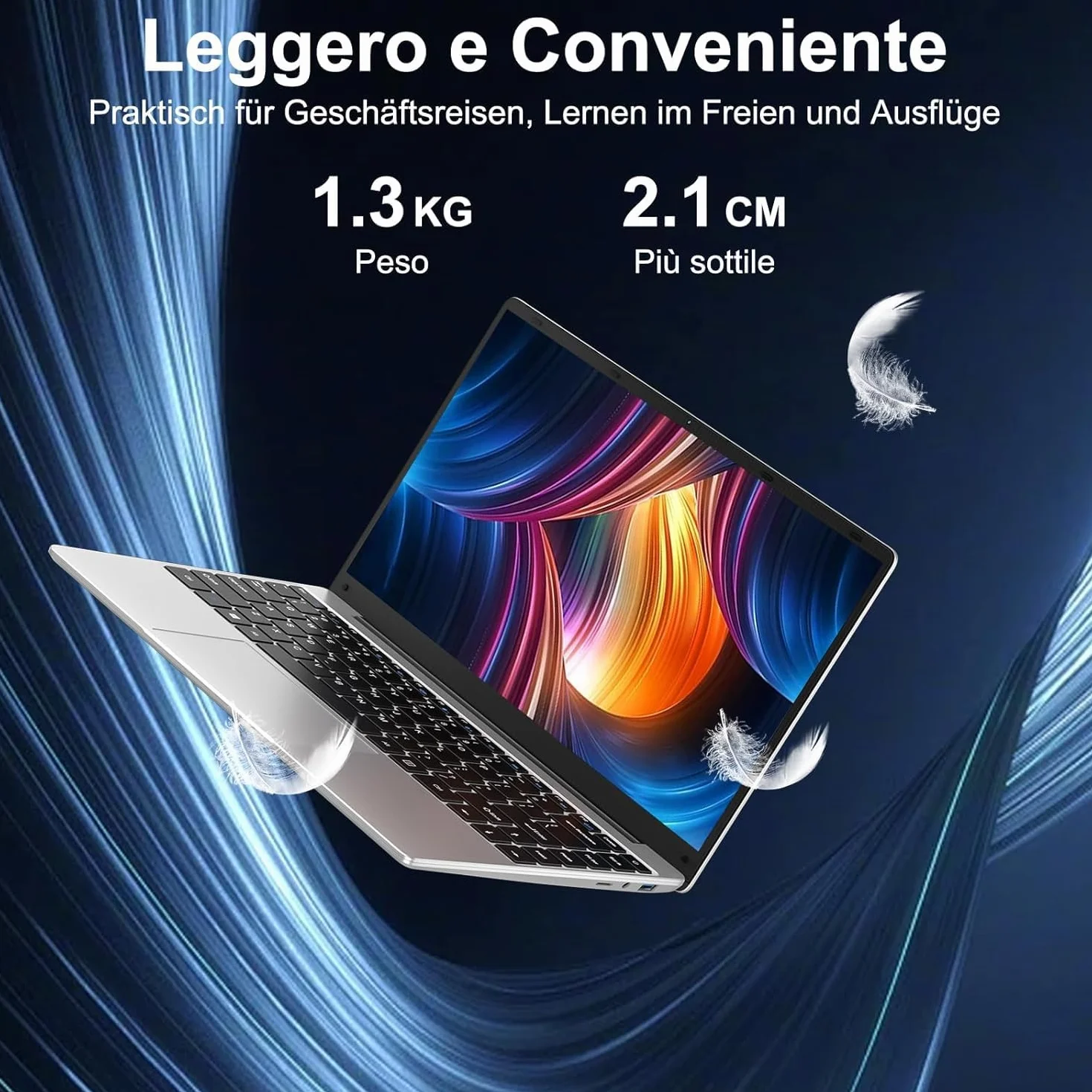 bvate Przenośny komputer 14 cali Win 11 256 GB ROM Celeron N4020 2,4G+5G WiFi 2,8 GHz SSD 1TB 4.2 USB HDMI włoska klawiatura bezprzewodowa mysz