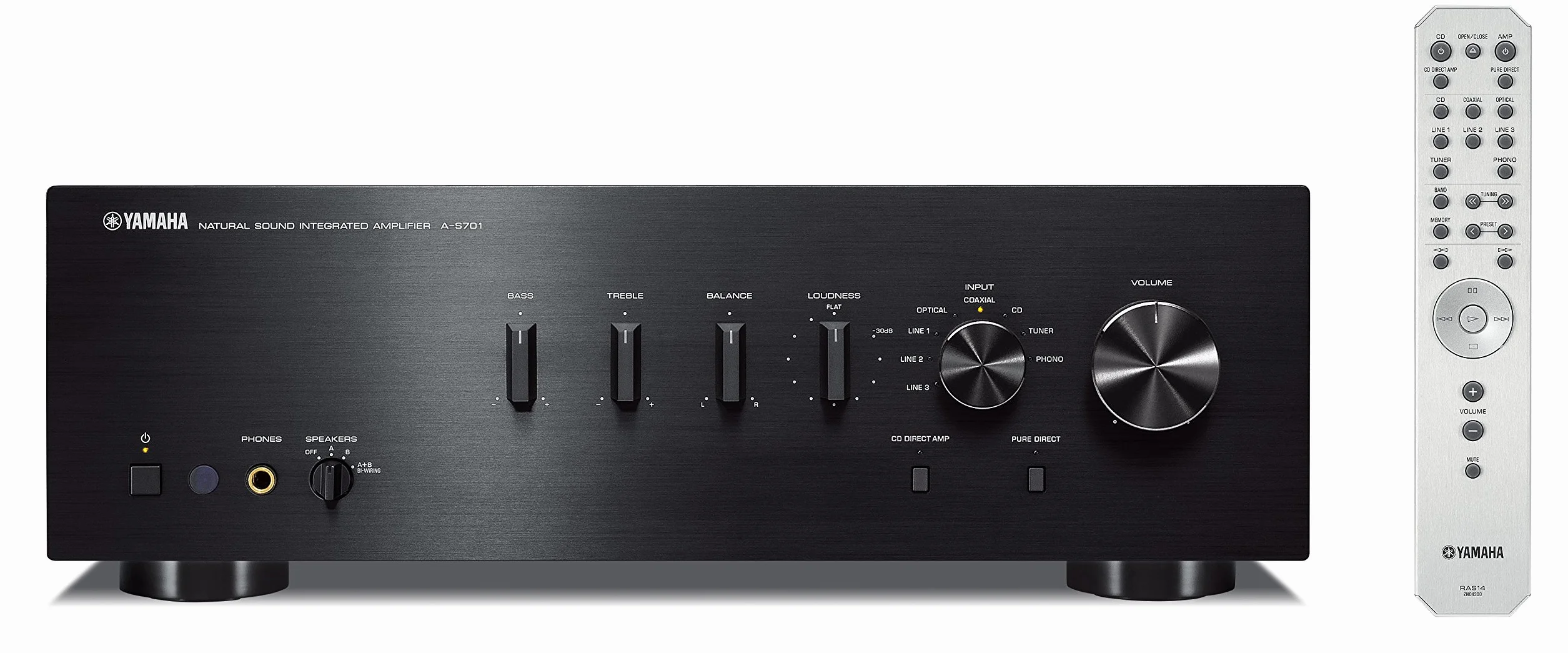 Yamaha A-S701 Wzmacniacz, Czarny, 100W
