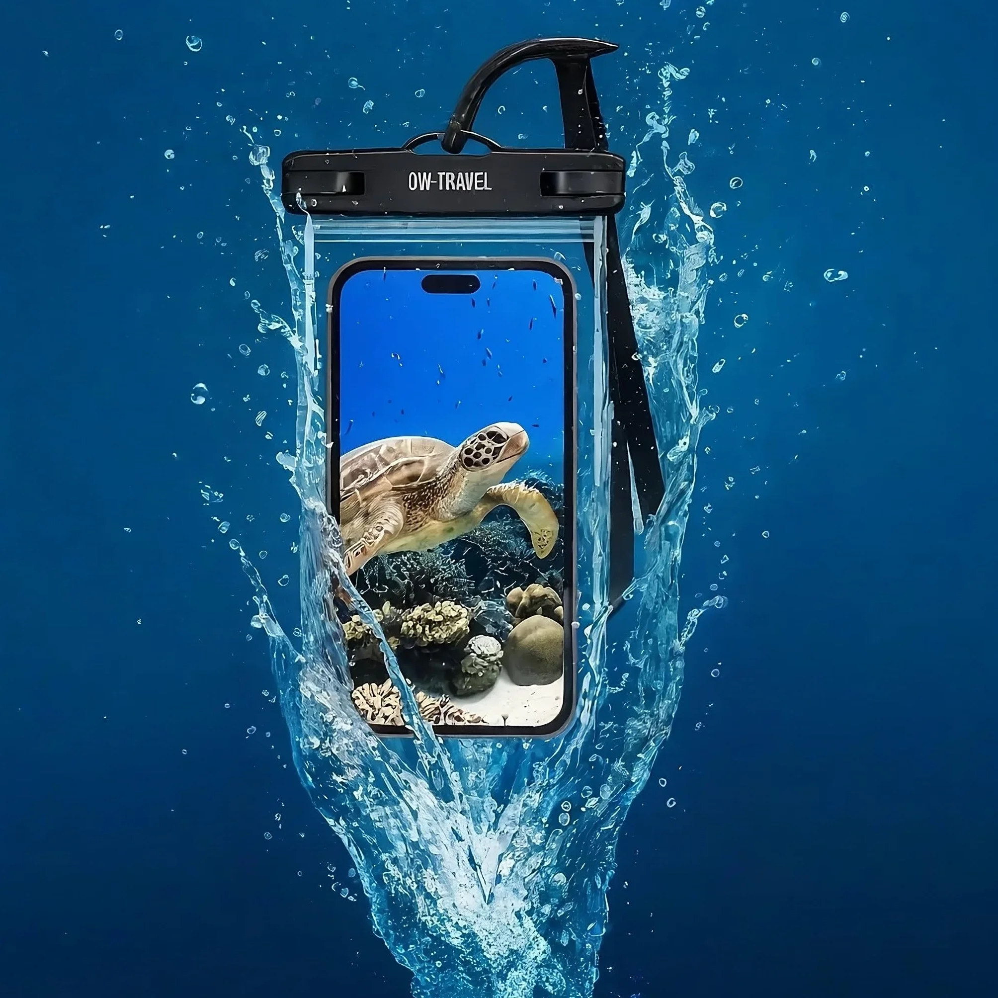 Pokrowiec Wodoodporny IPX8 na Telefon do Pływania dla iPhone 16-11 Samsung Huawei 7"
