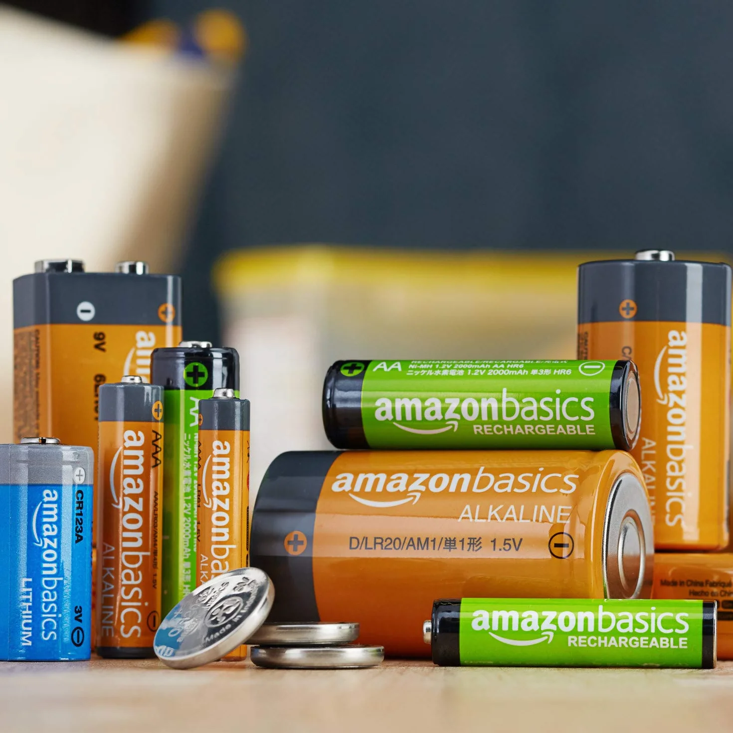 Amazon Basics Baterie AAA o dużej pojemności, 850 mAh, wielokrotnego ładowania, NiMh, wstępnie naładowane, 12 sztuk