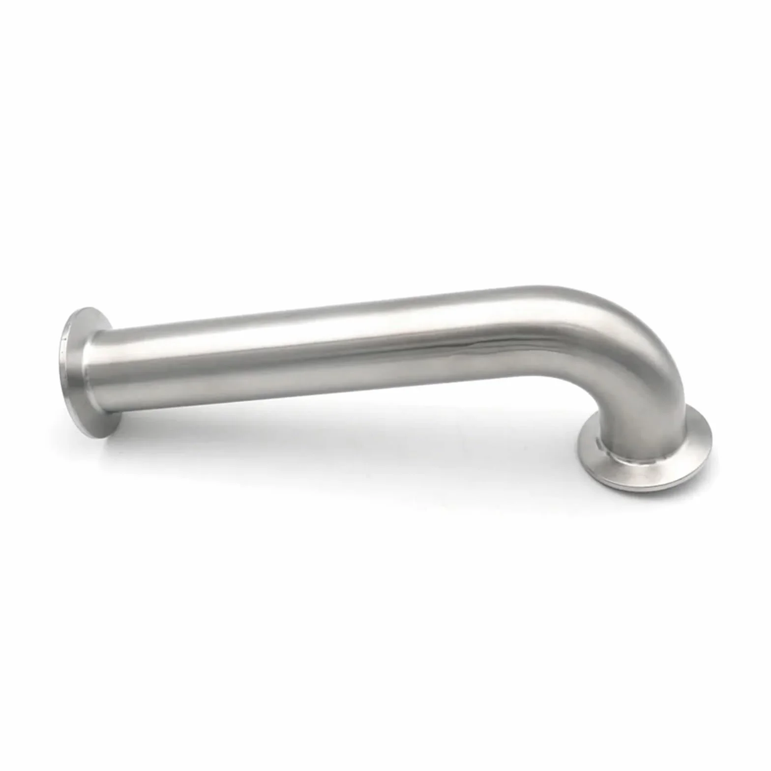 Revive Furniture Złączka do rur sanitarnych Homebrew 304/316L ze stali nierdzewnej 90 stopni Tri Clamp, z długim przedłużeniem, 25, 38, 51 mm, 1"1,25"1,5"2"(OD51x64,L457MM_SS316L)