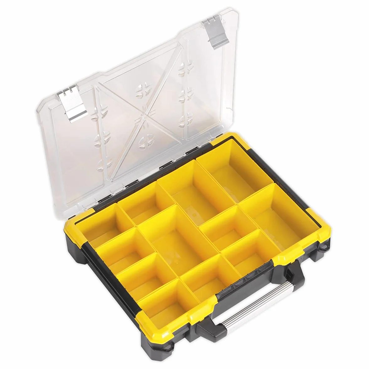 SEALEY apas12r Pièces Étui de rangement avec 12 compartiments amovible