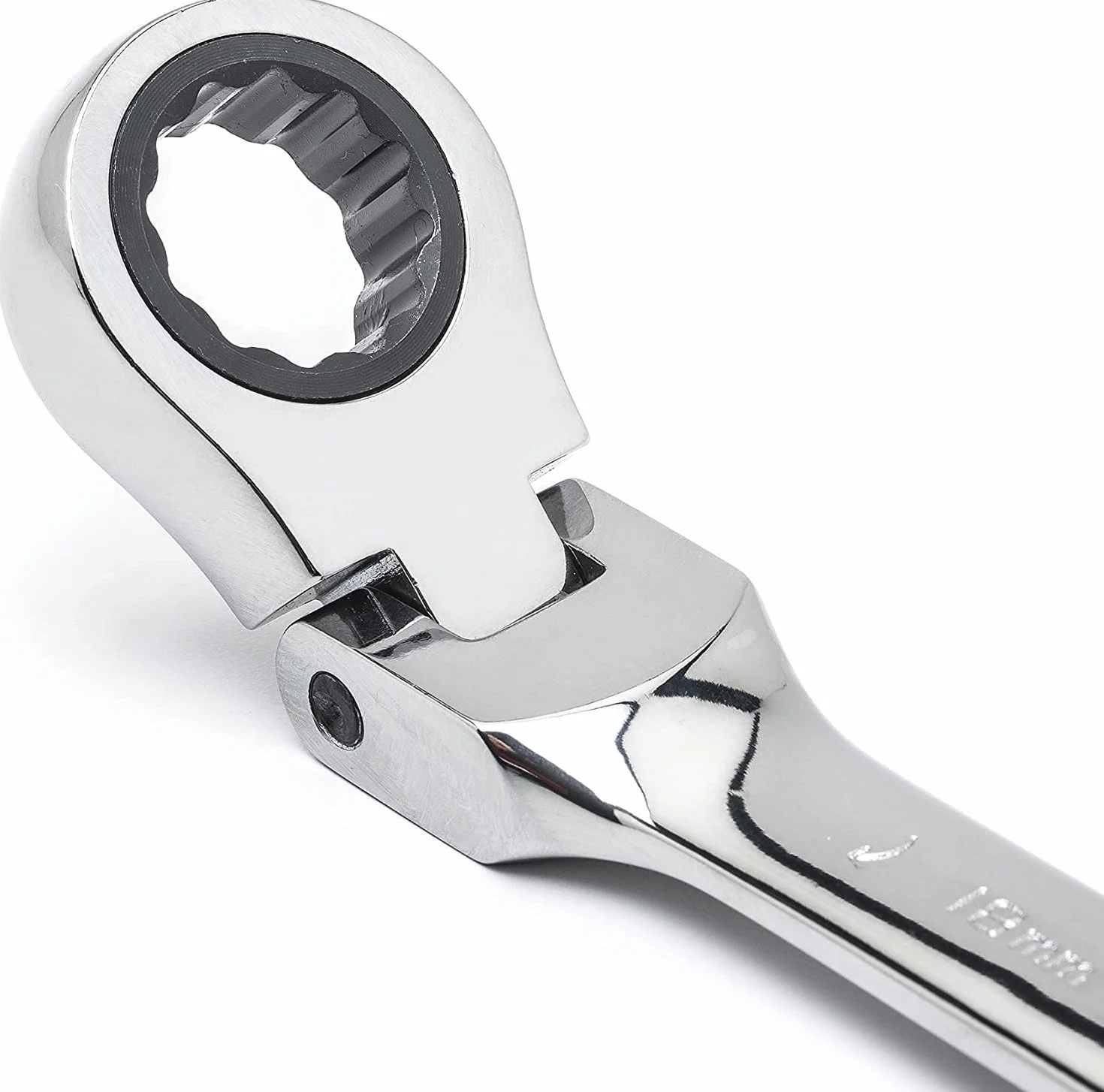 GearWrench 9901D 72-zębowy 12-punktowy zestaw kluczy płasko-oczkowych z grzechotką, 12 szt.