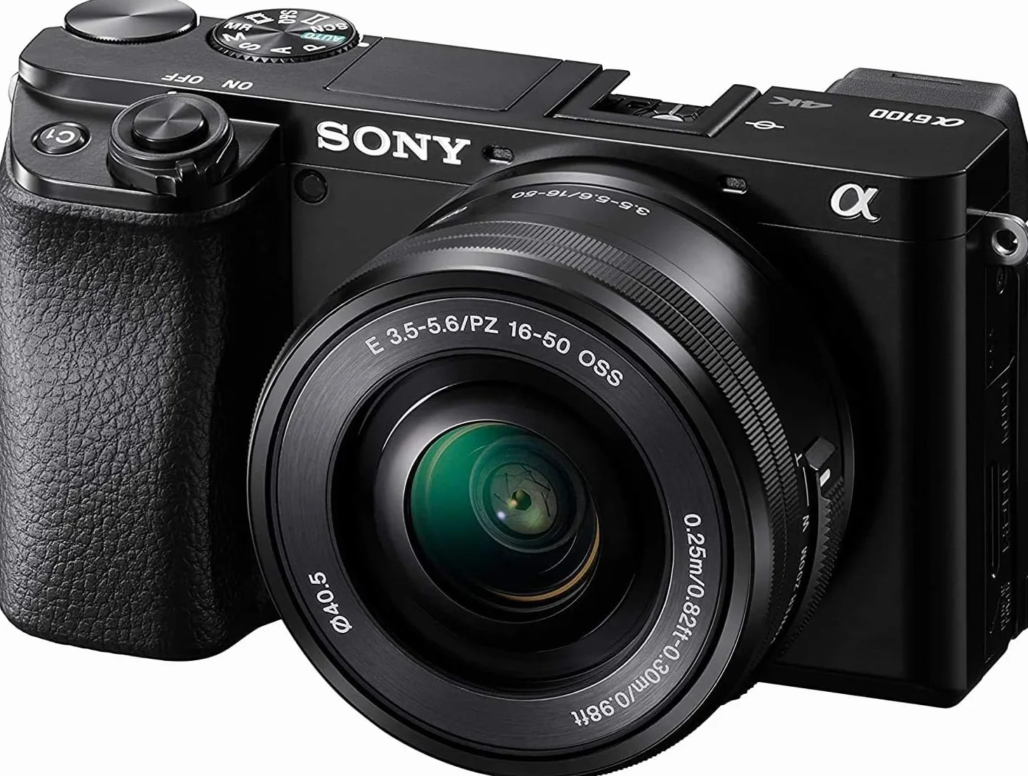 Sony Alpha 6100 ILCE6100LB.CEC Aparat Fotograficzny, Czarny, 24.2 MP