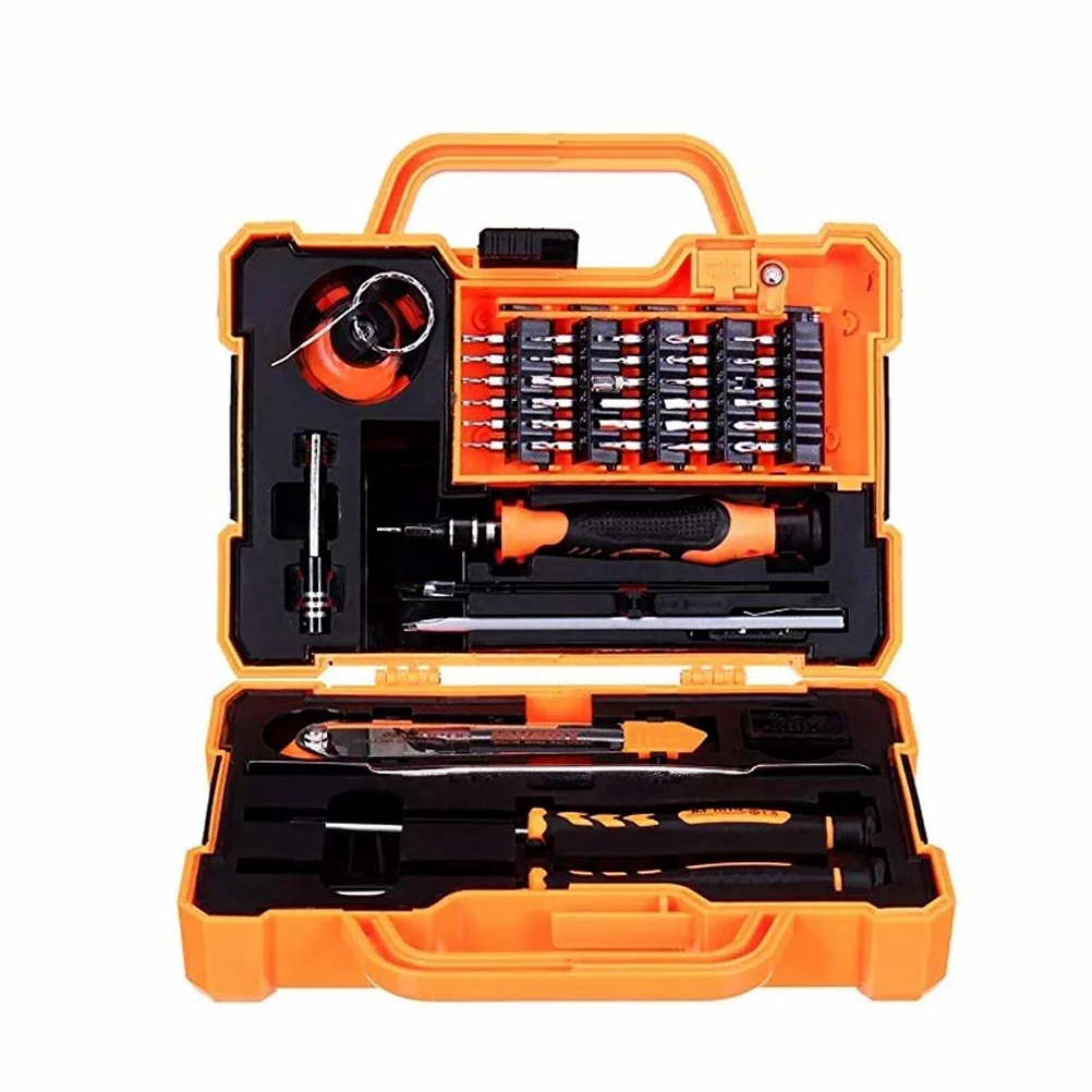 Zestawy śrubokrętów, Zestaw Wkrętaków Magnetycznych 47 W 1 Destornillador Multi Precision Śrubokręt Torx Izolowany Bitów Narzędzia Ręczne