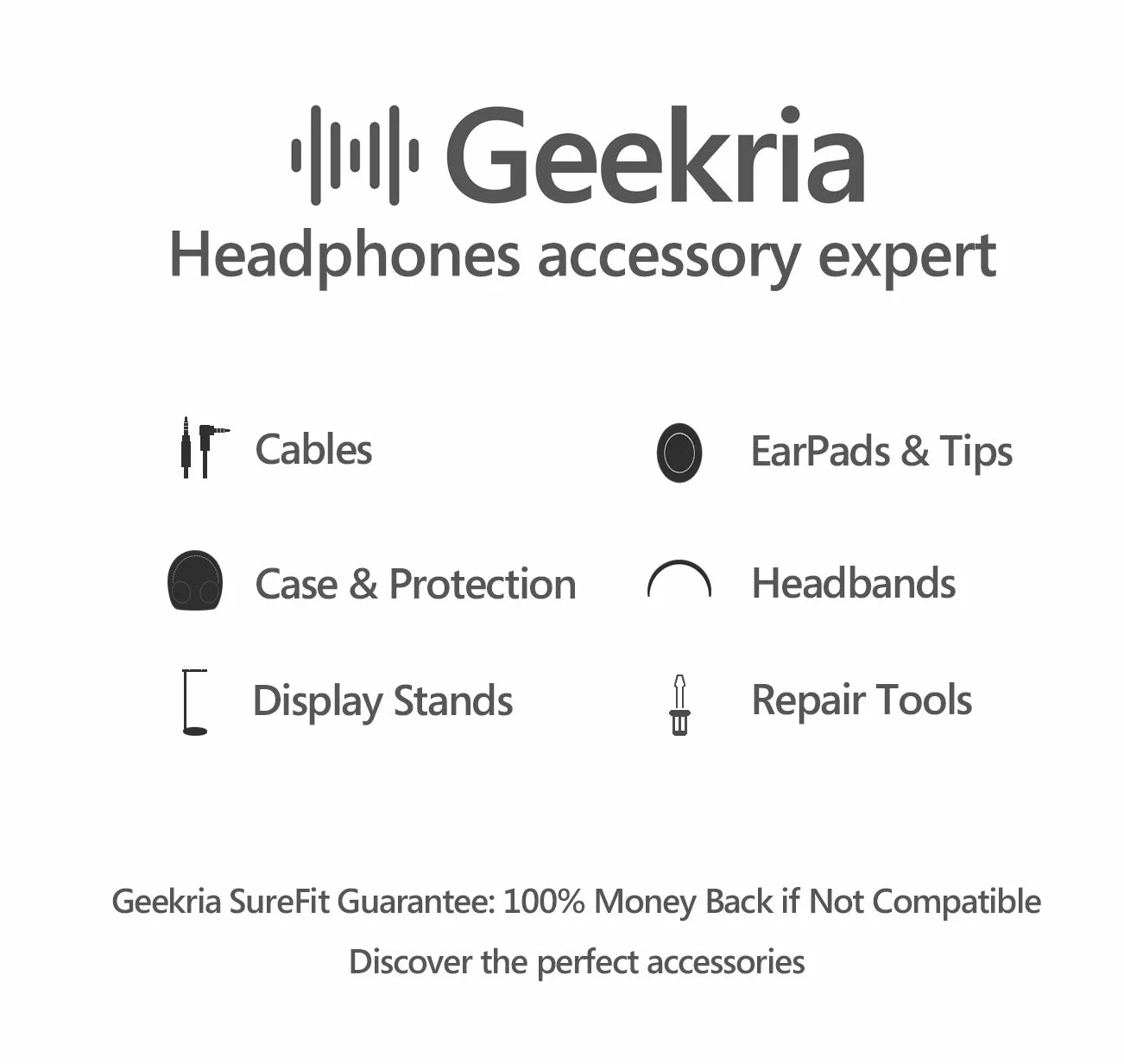 Etui na słuchawki Geekria Shield kompatybilne z Sony WH-1000XM6/1000XM5/1000XM4, WH-CH720n i więcej, zamienne ochronne etui z twardą skorupą z przechowywaniem kabli (Mikrofibra Szara)