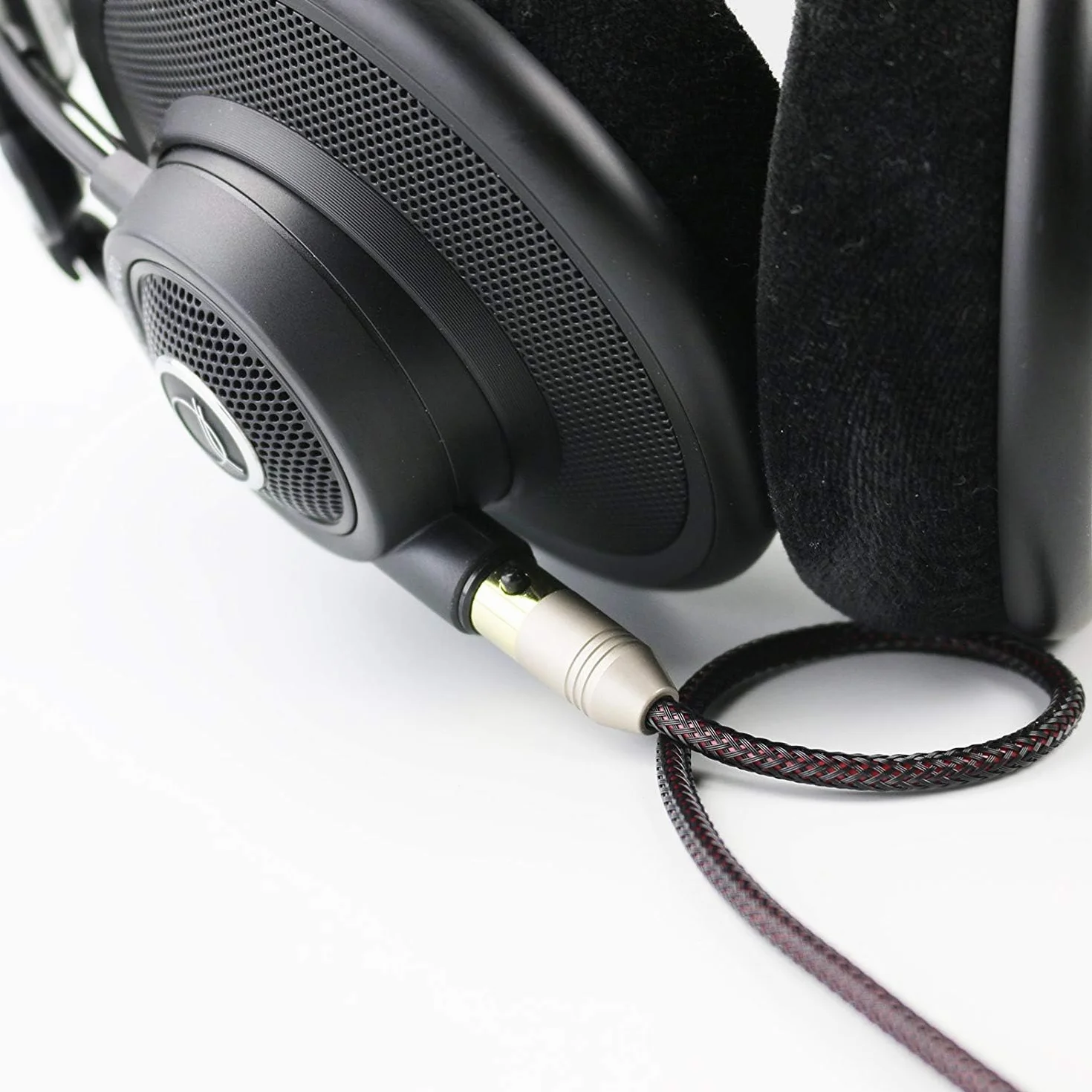 Toxaoii Kabel audio AUX kompatybilny z AKG Q701, K712, K240, K240S, K240 MK II, K141, K171, K181, K271, K271S, K271 MK II, K241, K175, K275, kabel słuchawkowy (pleciony nylon)