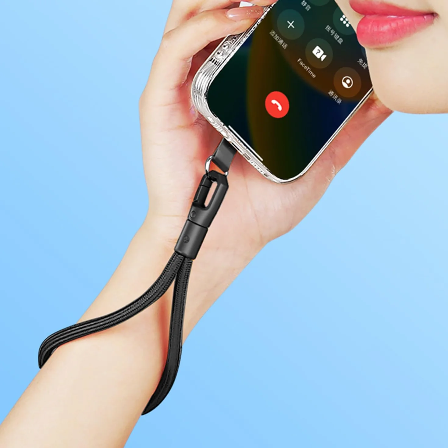 MORSUNBELA 2x łańcuszek na telefon smycz pasek na nadgarstek uniwersalny brelok